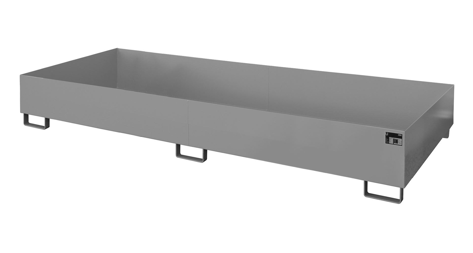 1 - Regalwannen  Regalwanne RW 3300-2, 591 l, lackiert, RAL 7005 Mausgrau