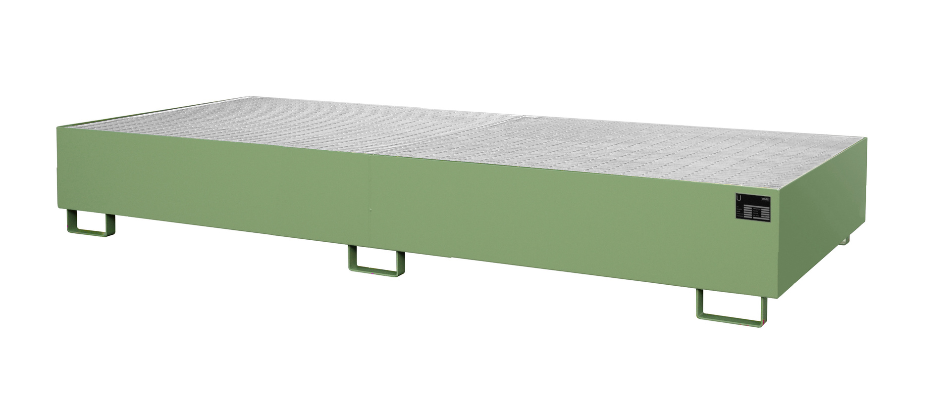 1 - Regalwannen Regalwanne RW-GR 3300-2, 540 l, lackiert, RAL 6011 Resedagrün