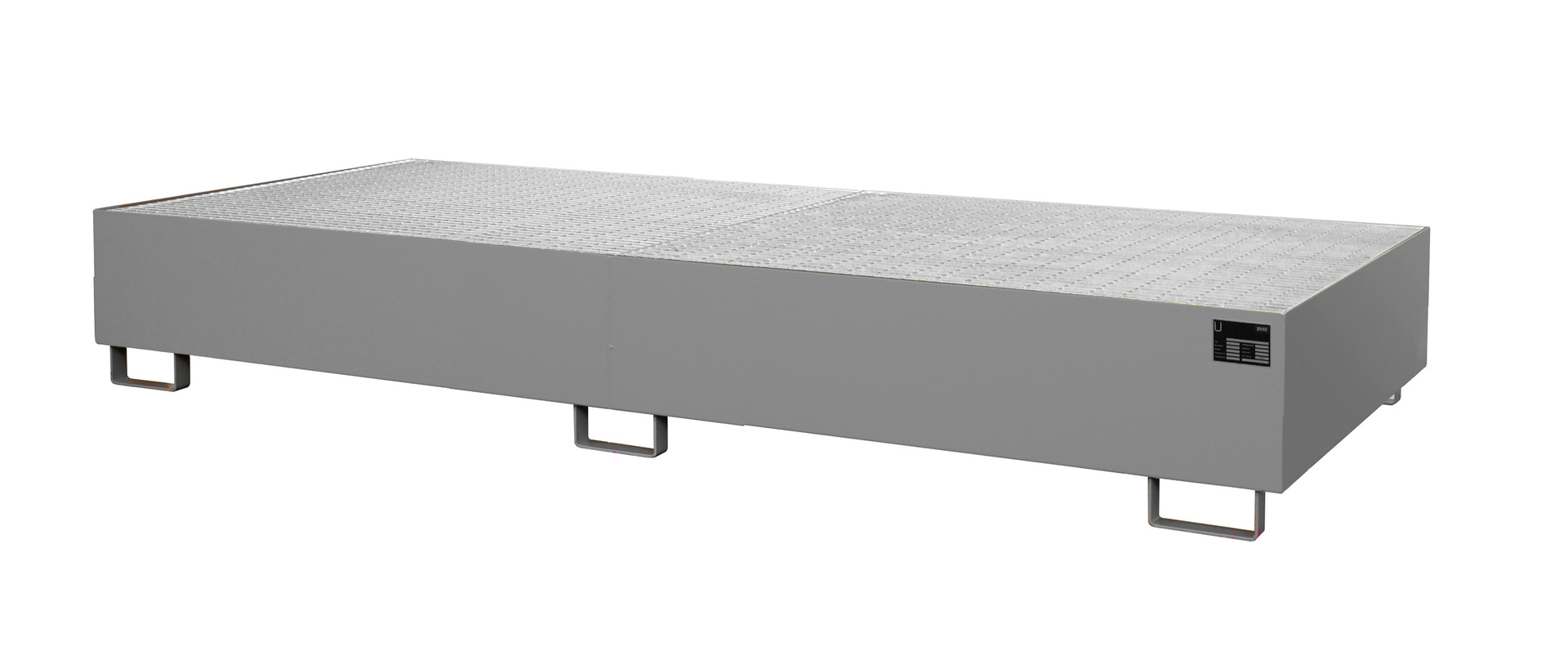1 - Regalwannen  Regalwanne RW-GR 3300-2, 540 l, lackiert, RAL 7005 Mausgrau