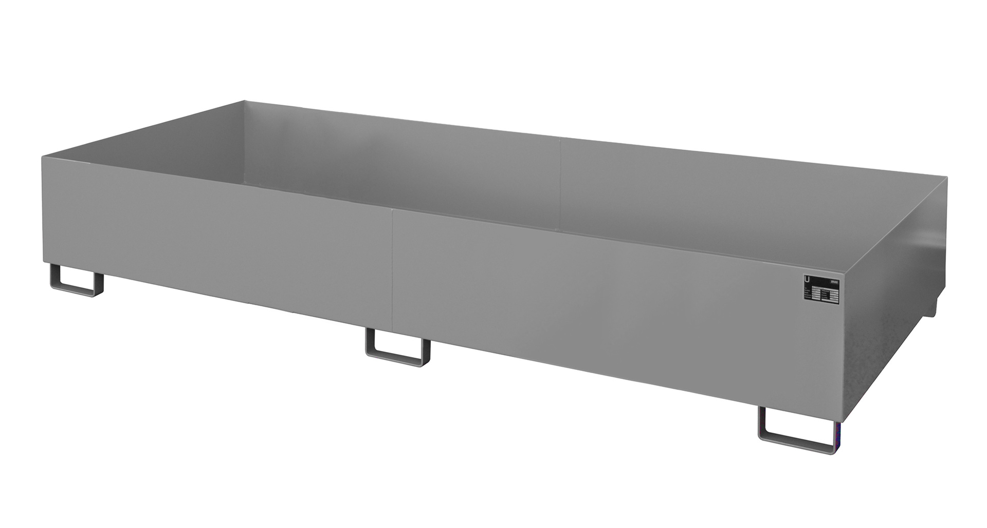 1 - Regalwannen Regalwanne RW 3300-3, 1.000 l, lackiert, RAL 7005 Mausgrau