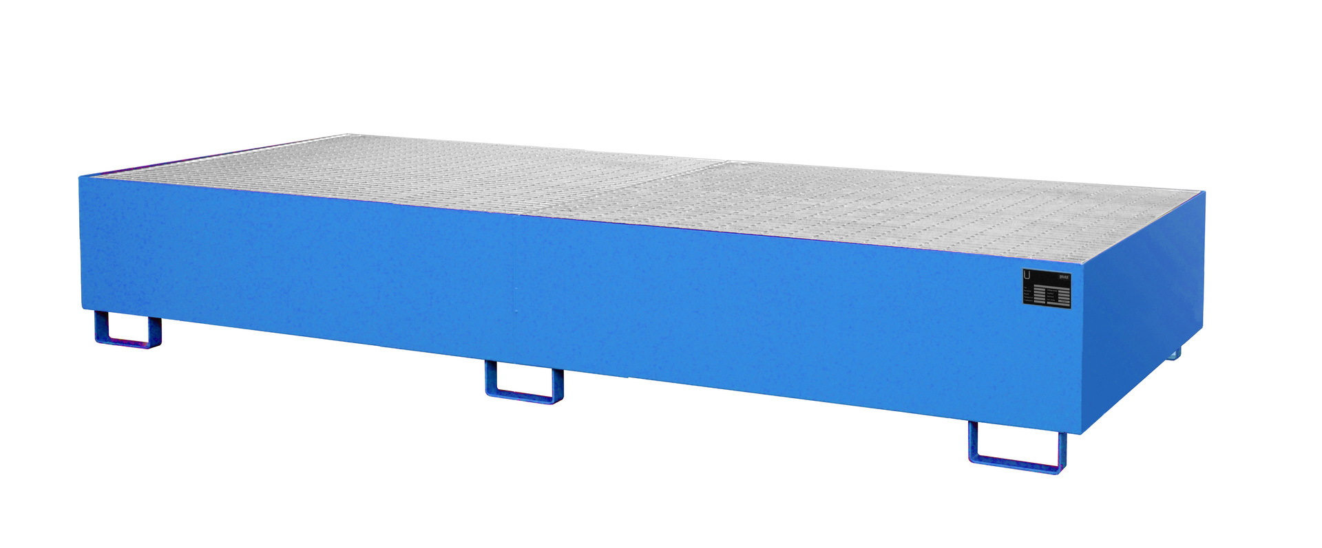 1 - Regalwannen  Regalwanne RW-GR 3300-3, 1.000 l, lackiert, RAL 5012 Lichtblau