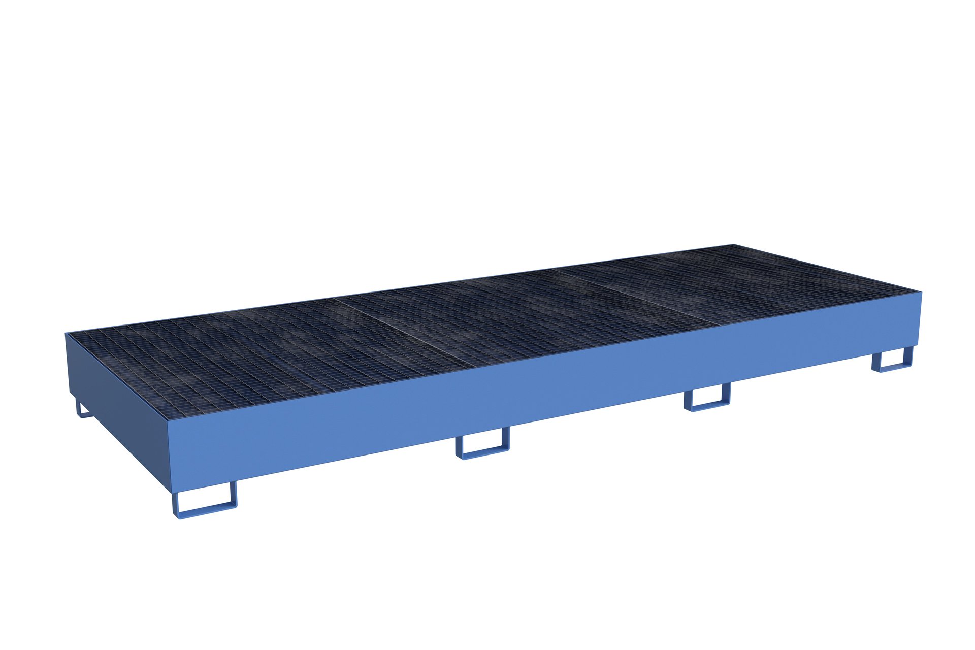1 - Regalwannen  Regalwanne RW-GR 3600-3, 1.000 l, lackiert, RAL 5012 Lichtblau