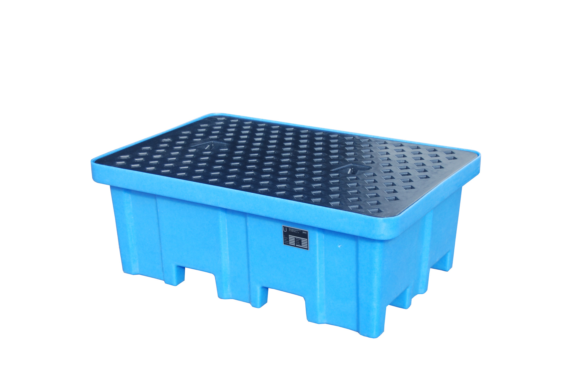 1 - Auffangwannen  GREEN-LINE PE-Auffangwanne WPA-PE 2/2, 220 l, aus robustem Polyethylen Blau