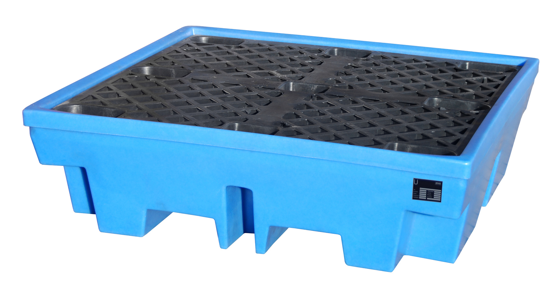 1 - Auffangwannen  GREEN-LINE PE-Auffangwanne WP-PE 4/4, 410 l, aus robustem Polyethylen Blau