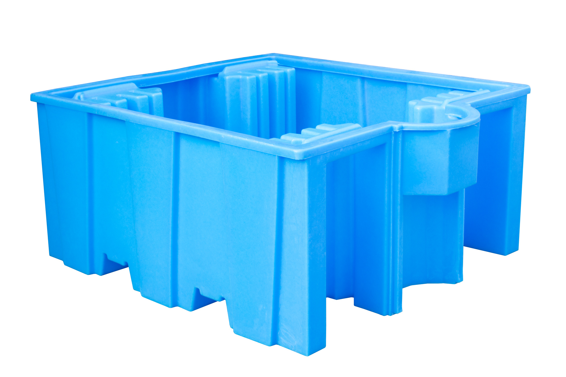 1 - Auffangwannen  GREEN-LINE PE-Auffangwanne WP 1/11, 1.000 l, aus robustem Polyethylen Blau