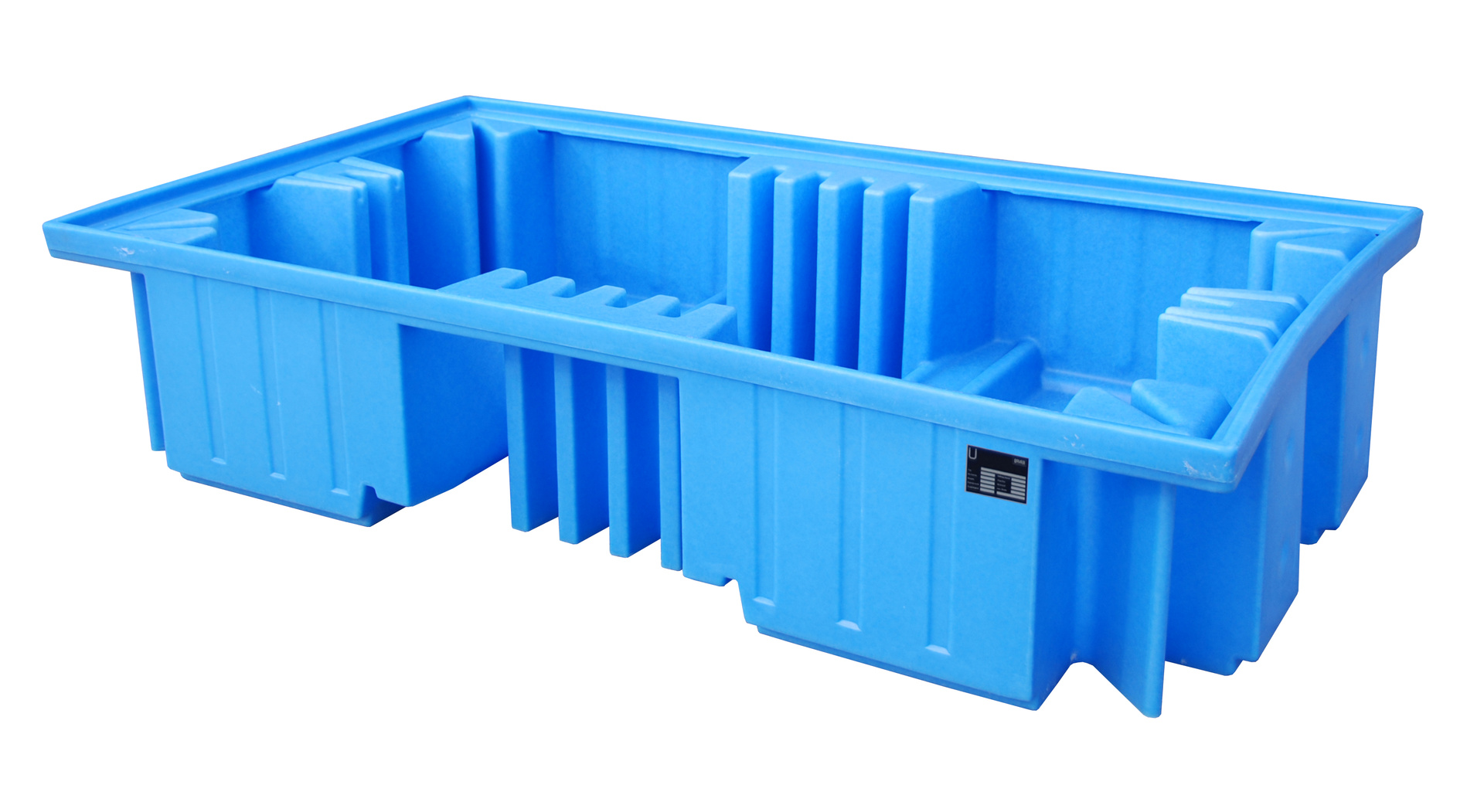 1 - Auffangwannen  GREEN-LINE PE-Auffangwanne WP 2/11, 1.000 l, aus robustem Polyethylen Blau