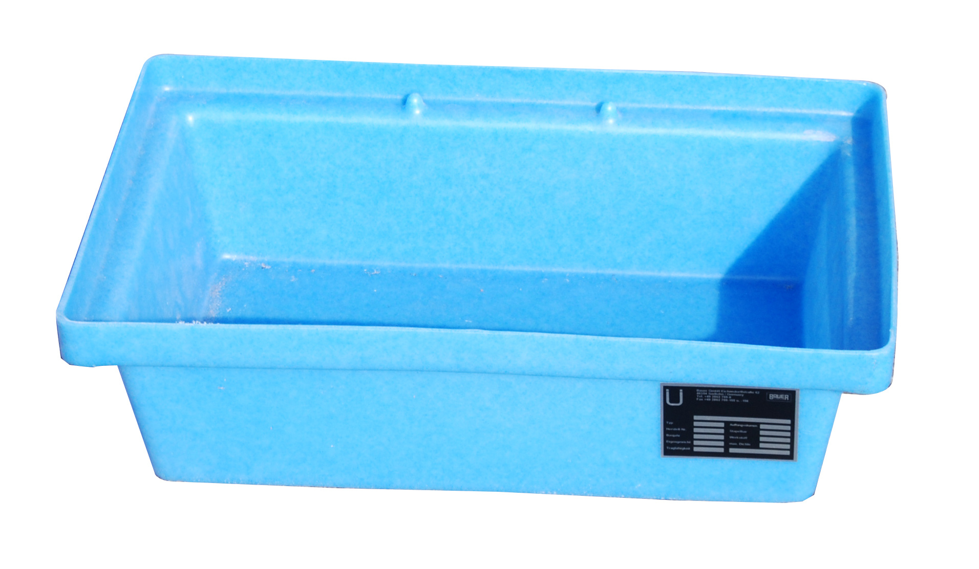 1 - Auffangwannen  GREEN-LINE PE-Auffangwanne für Paletten KWP-P 20, 20 l, aus robustem Polyethylen Blau