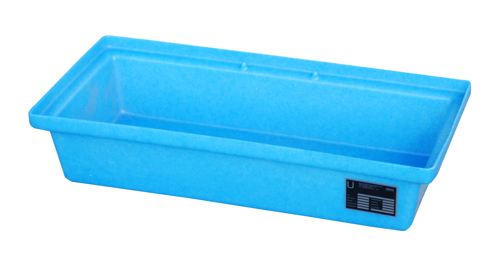 1 - Auffangwannen GREEN-LINE PE-Auffangwanne für Paletten KWP-P 30, 30 l, aus robustem Polyethylen Blau