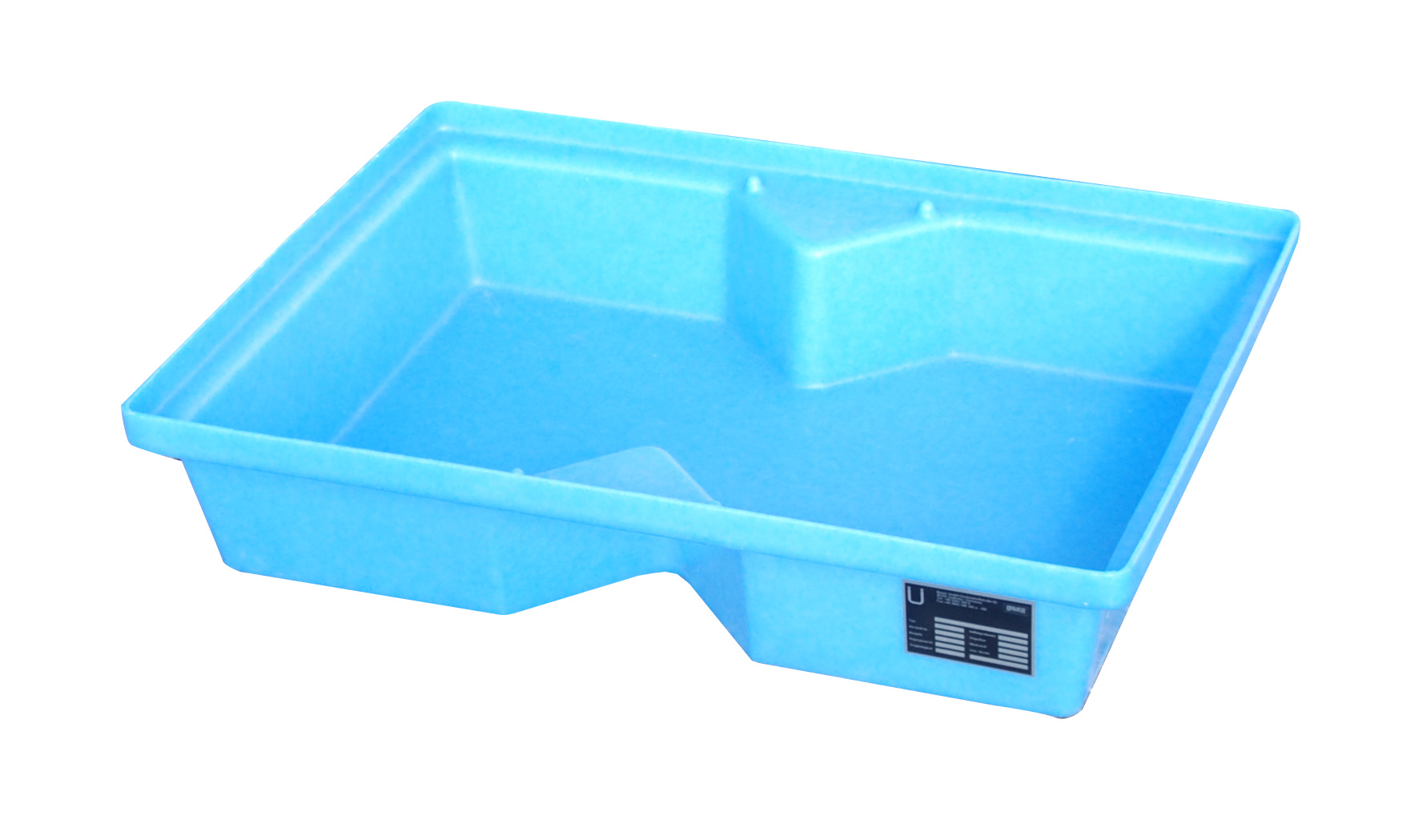 1 - Auffangwannen  GREEN-LINE PE-Auffangwanne für Paletten KWP-P 40, 40 l, aus robustem Polyethylen Blau
