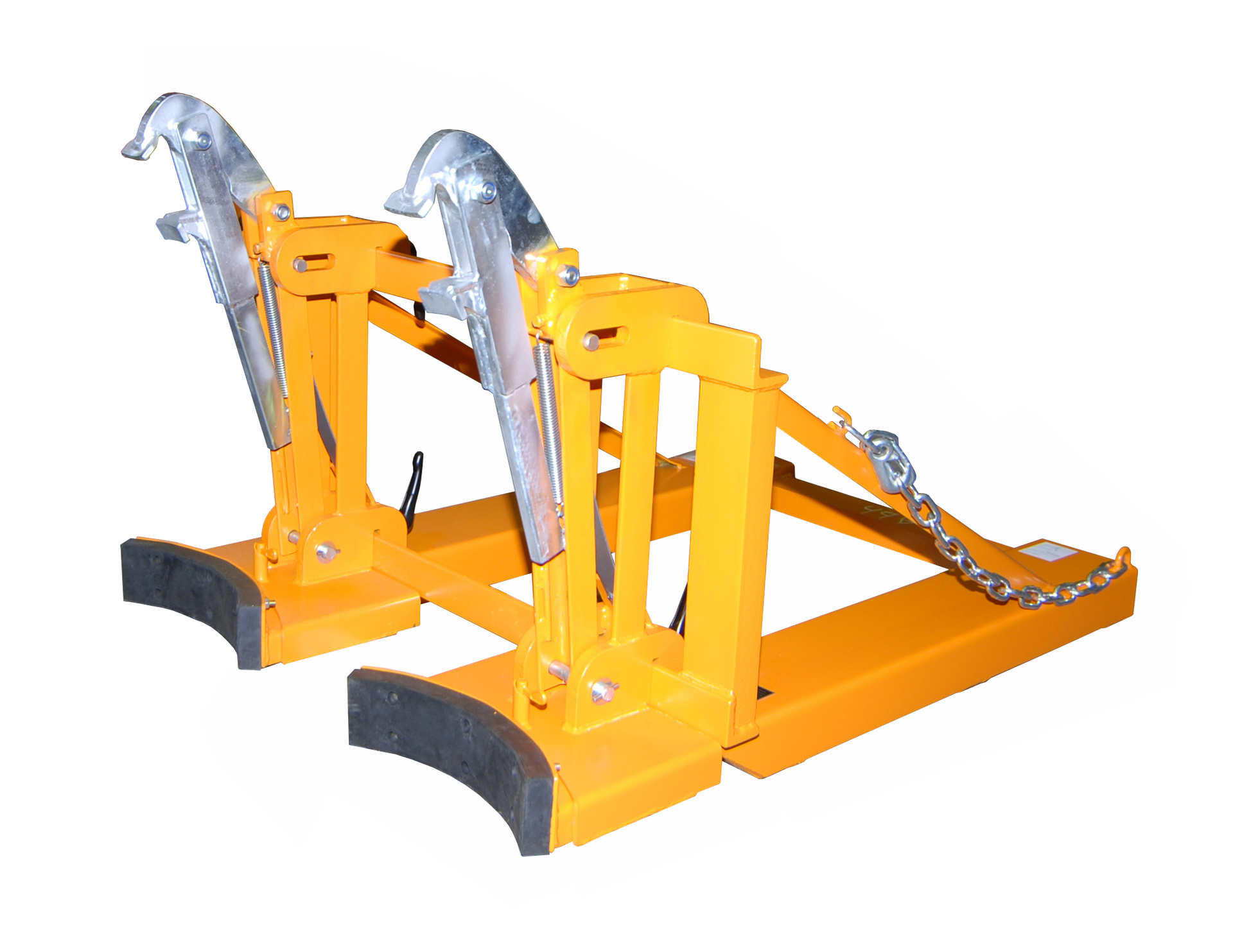 1 - Fass-Handling für Stapler-Anbaugeräte  Fasslifter RS-II/D 91, lackiert, RAL 2000 Gelborange