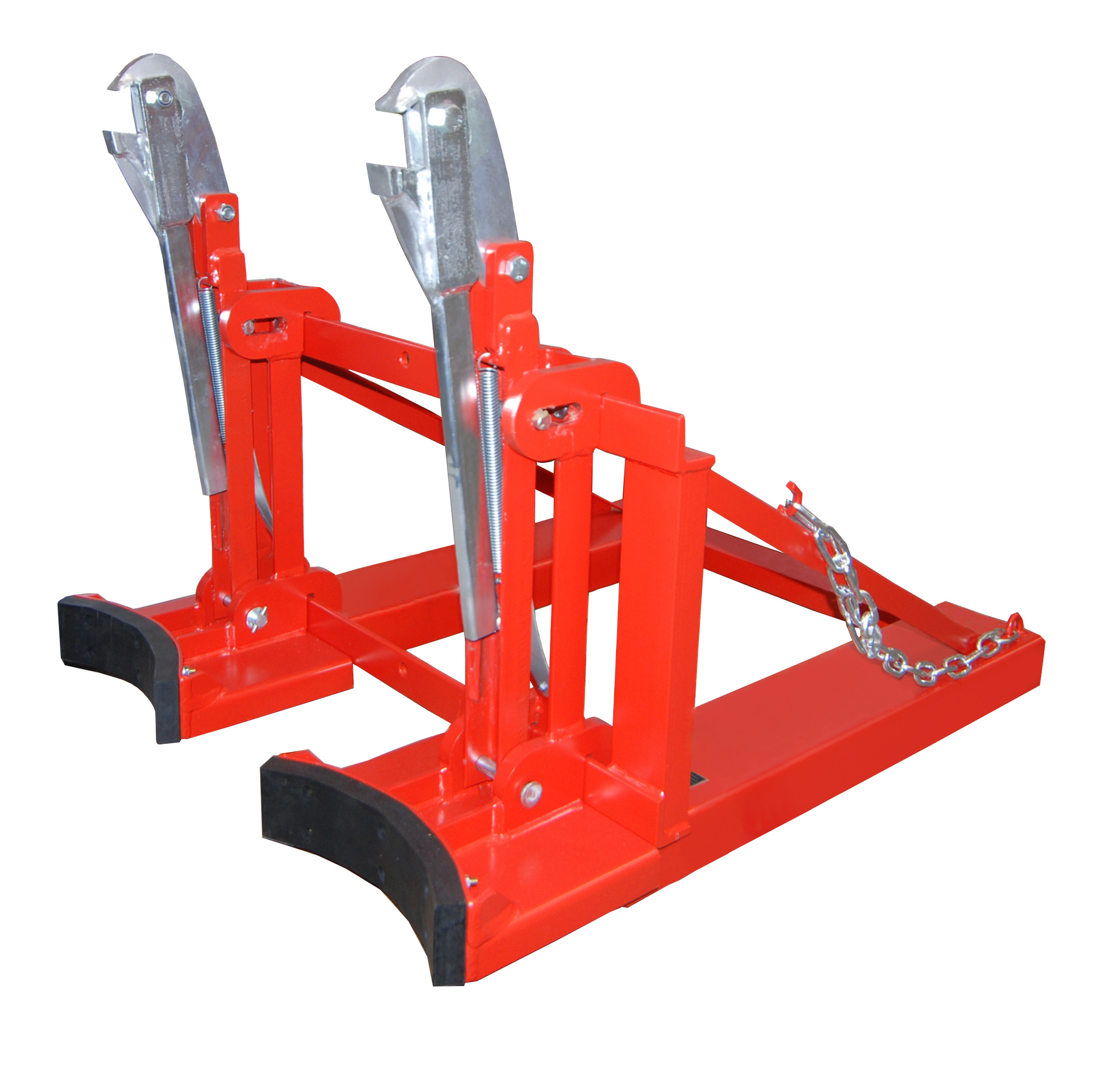 Fass-Handling für Stapler-Anbaugeräte Fasslifter RS-II/M, lackiert, RAL 3000 Feuerrot