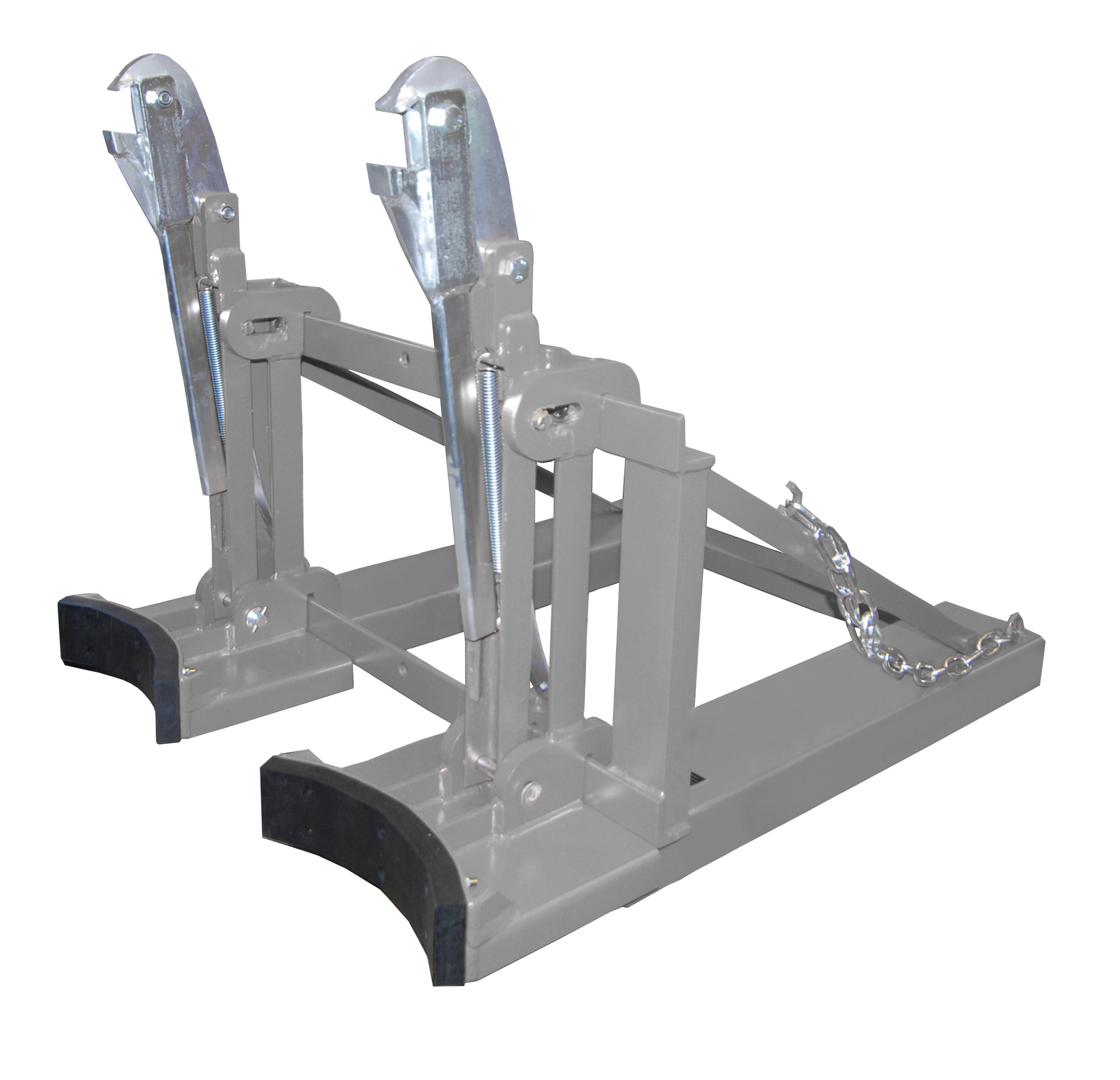1 - Fass-Handling für Stapler-Anbaugeräte  Fasslifter RS-II/M, lackiert, RAL 7005 Mausgrau