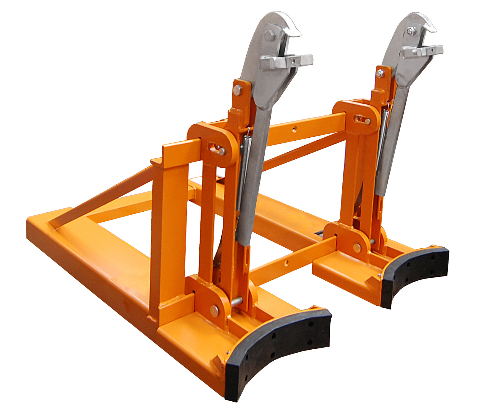 1 - Fass-Handling für Stapler-Anbaugeräte  Fasslifter RS-II/91, lackiert, RAL 2000 Gelborange