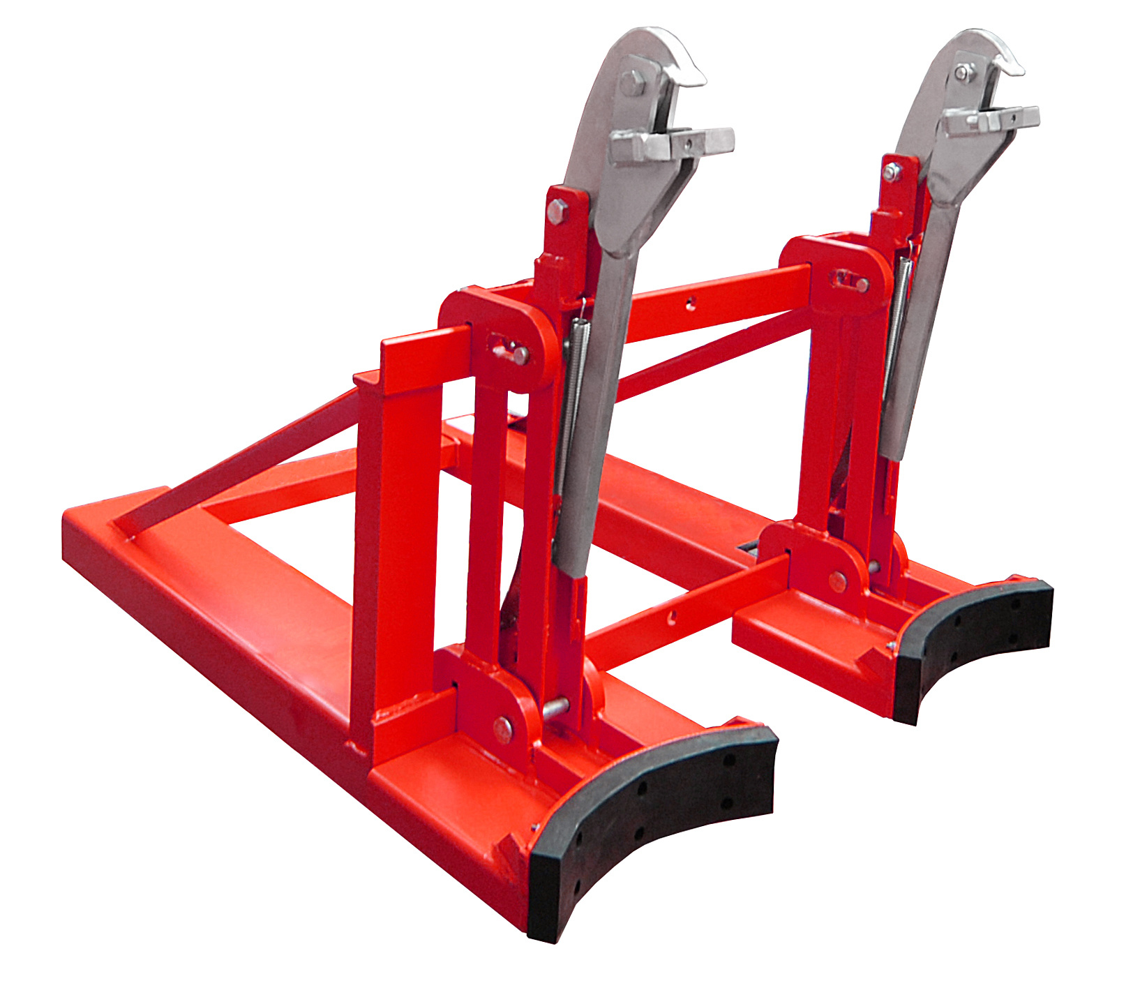 1 - Fass-Handling für Stapler-Anbaugeräte  Fasslifter RS-II/91, lackiert, RAL 3000 Feuerrot