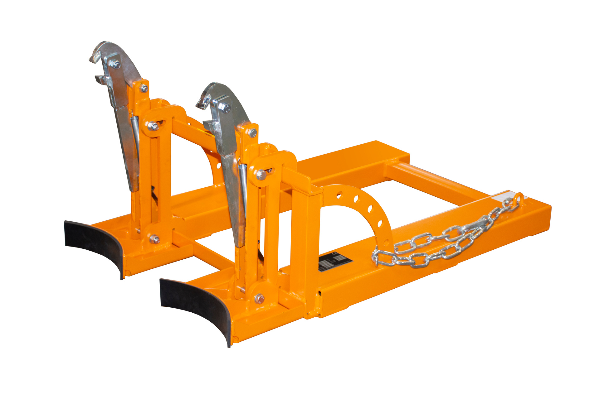 1 - Fass-Handling für Stapler-Anbaugeräte Fasslifter RS 60-II, lackiert, RAL 2000 Gelborange