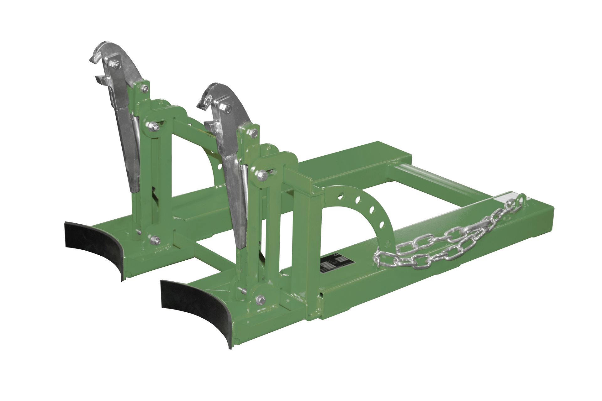 1 - Fass-Handling für Stapler-Anbaugeräte  Fasslifter RS 60-II, lackiert, RAL 6011 Resedagrün