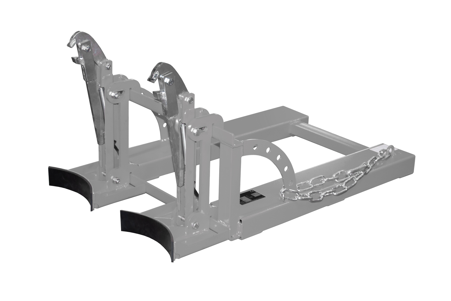 1 - Fass-Handling für Stapler-Anbaugeräte  Fasslifter RS 60-II, lackiert, RAL 7005 Mausgrau