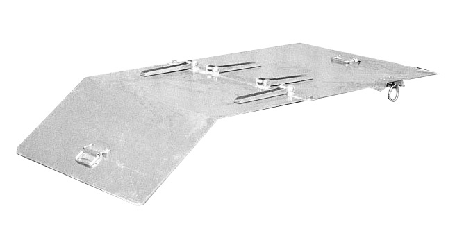 1 - Zubehör für Stapler-Anbaugeräte Deckel, verzinkt für Kippbehälter GU 500/Späne-Kippbehälter SGU 50/Späne-Kippbehälter GU-E 500