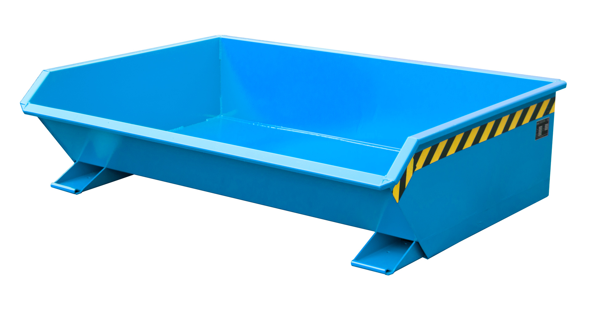 1 - Behälter Mini-Kippbehälter MGU 610, 0,61 m³, lackiert, RAL 5012 Lichtblau