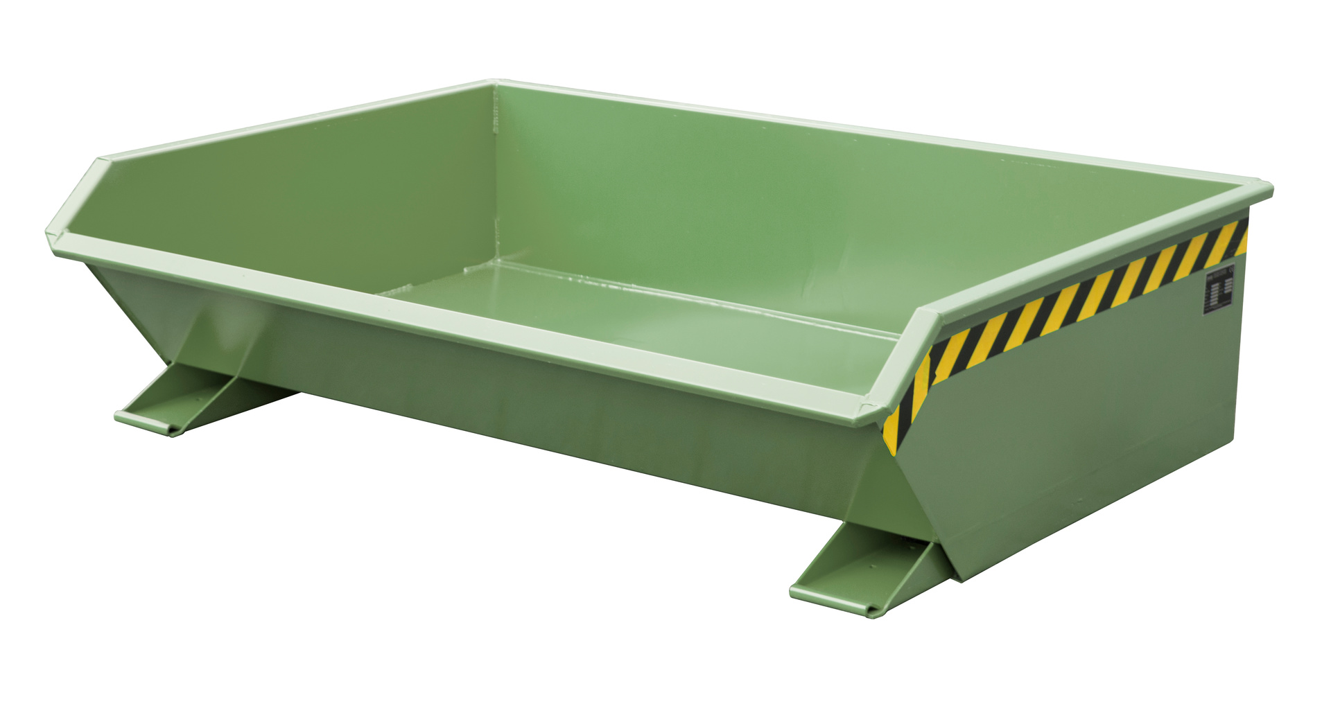 1 - Behälter  Mini-Kippbehälter MGU 610, 0,61 m³, lackiert, RAL 6011 Resedagrün