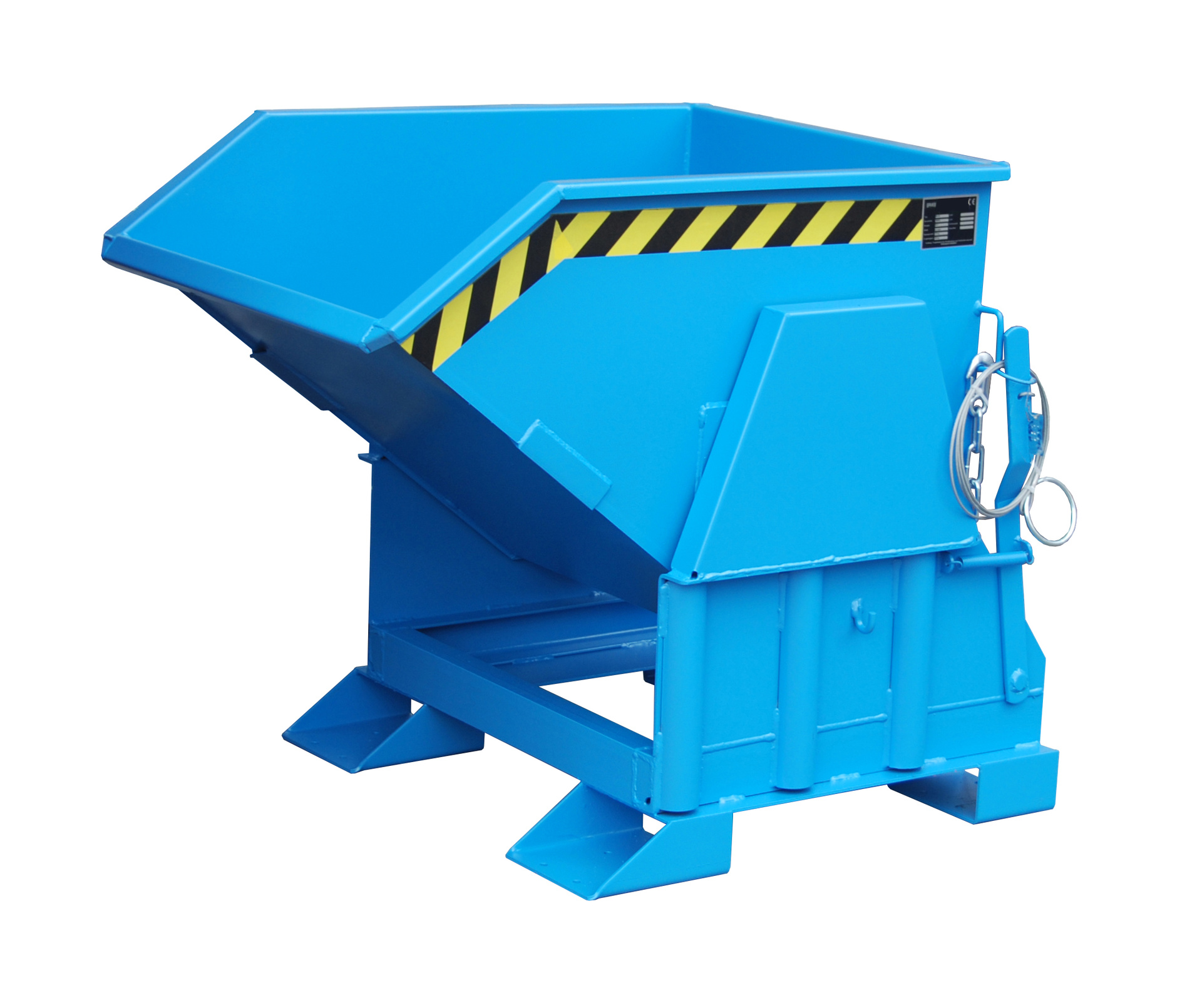 1 - Behälter  Kippbehälter BK 30, 0,30 m³, lackiert, RAL 5012 Lichtblau