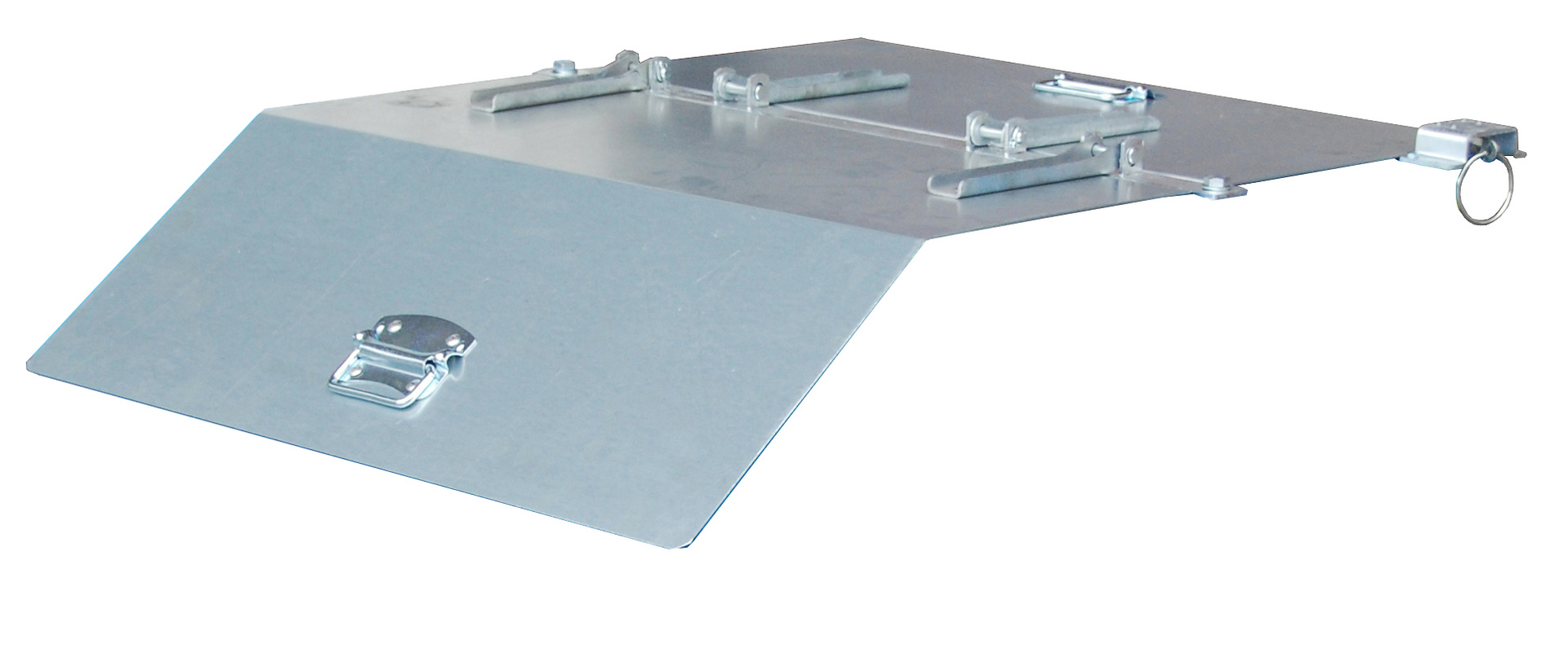 1 - Zubehör für Stapler-Anbaugeräte Deckel, verzinkt für Kippbehälter BK 50