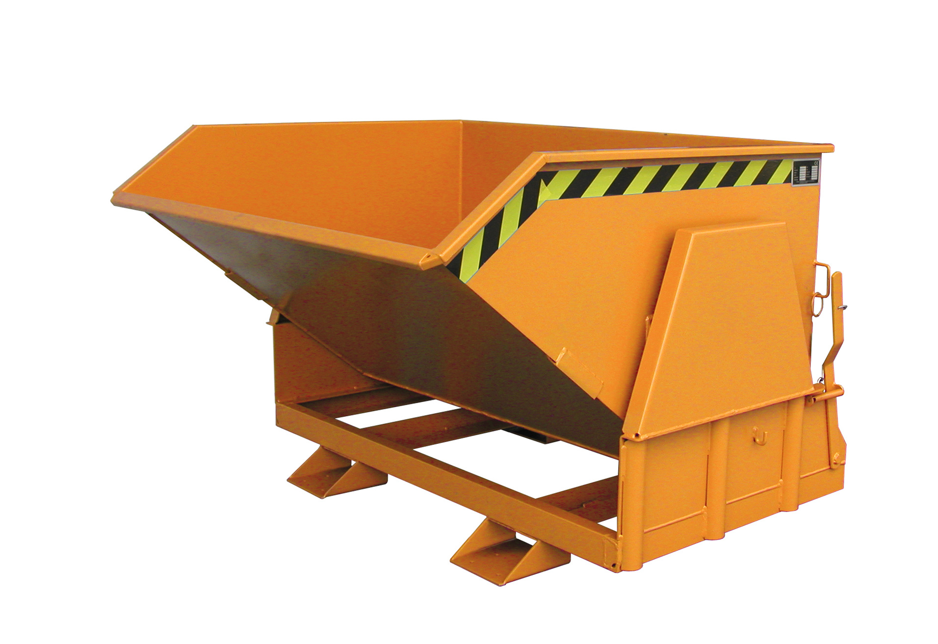 1 - Behälter Kippbehälter BK 80, 0,80 m³, lackiert, RAL 2000 Gelborange