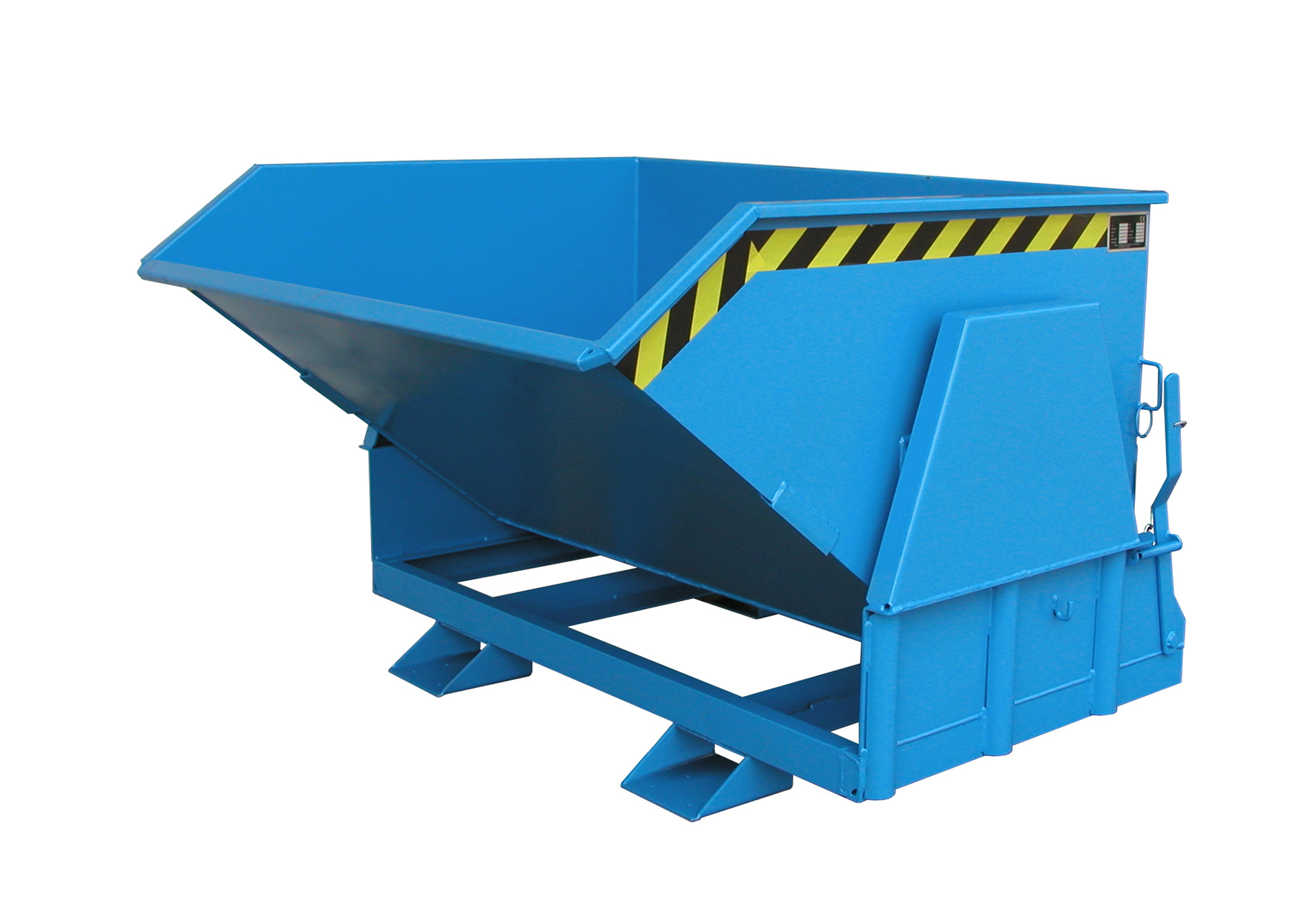 1 - Behälter  Kippbehälter BK 80, 0,80 m³, lackiert, RAL 5012 Lichtblau