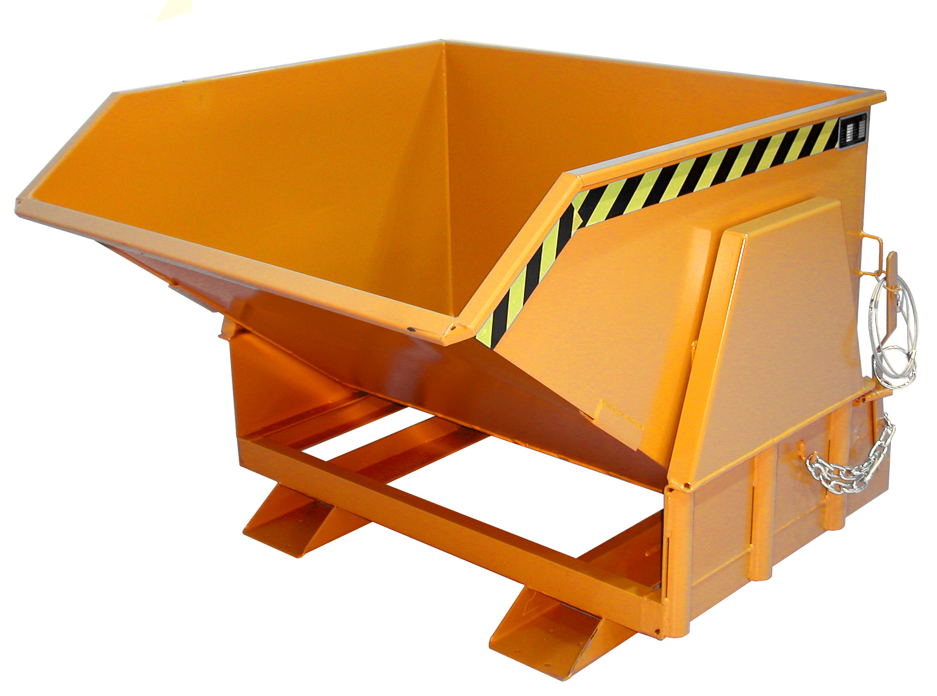 1 - Behälter  Kippbehälter BK 100, 1 m³, lackiert, RAL 2000 Gelborange