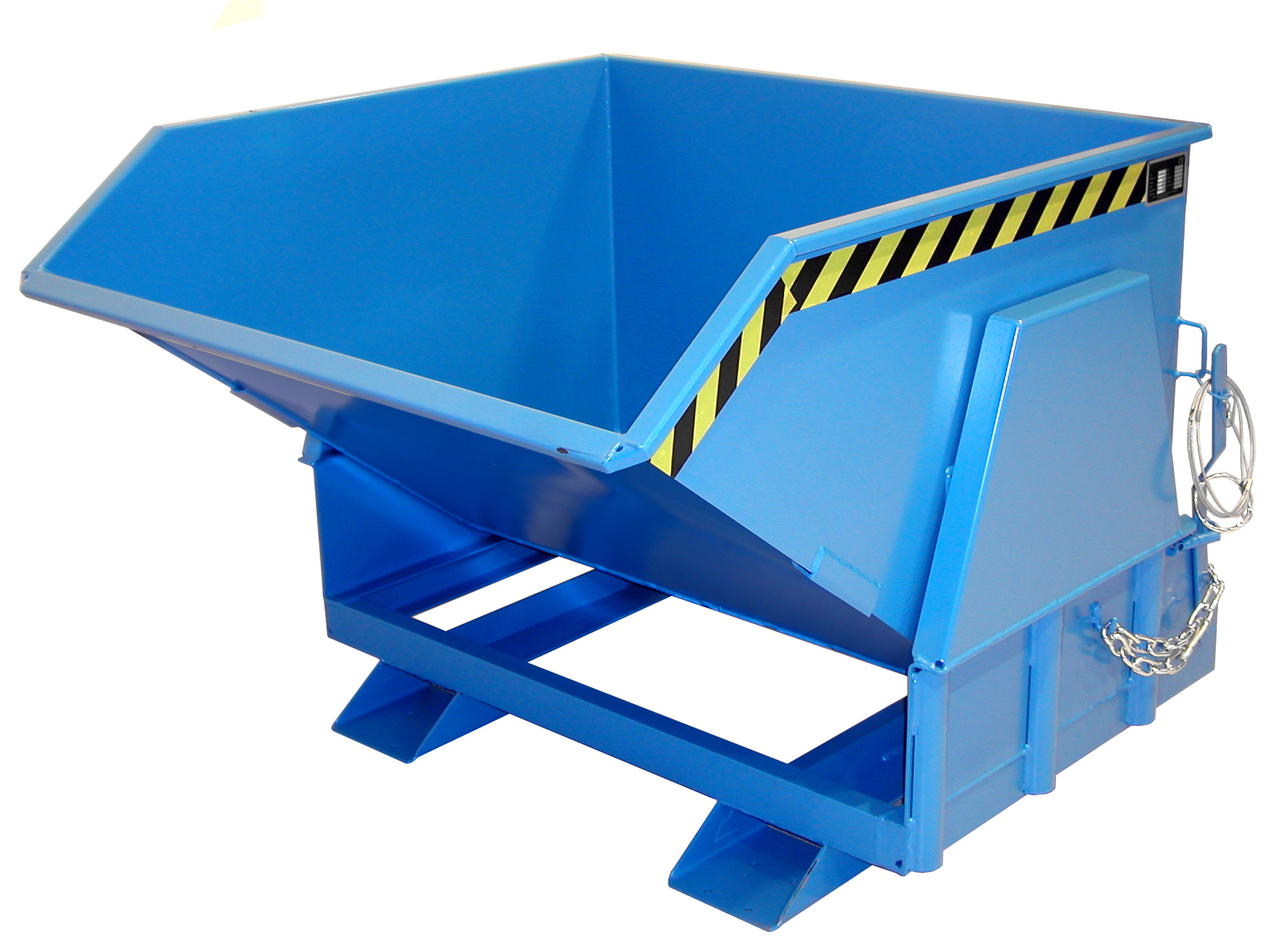 1 - Behälter  Kippbehälter BK 100, 1 m³, lackiert, RAL 5012 Lichtblau