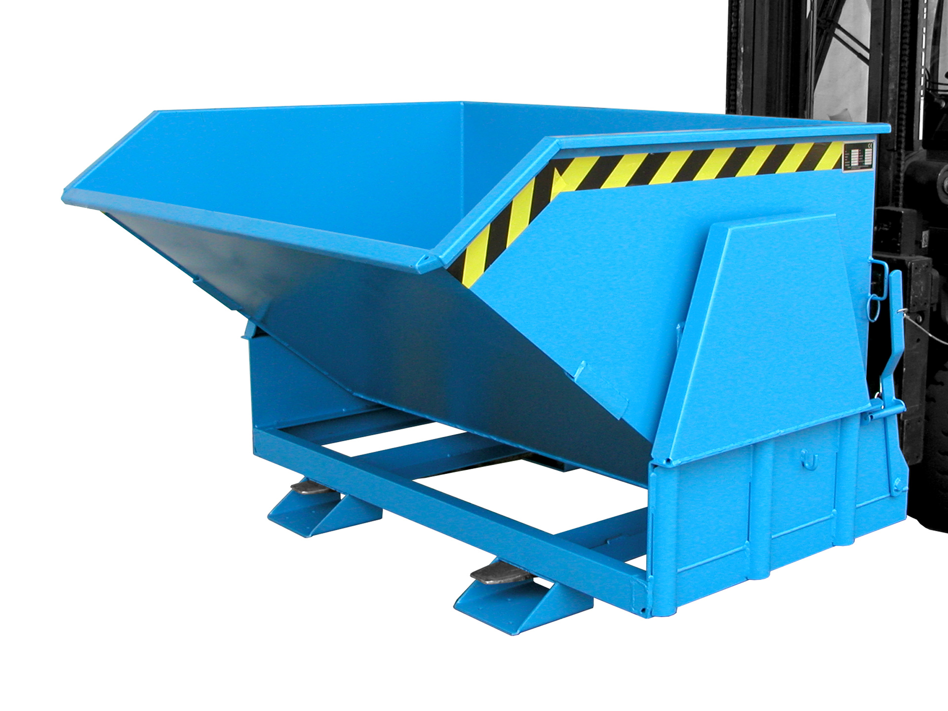 1 - Behälter  Kippbehälter BK 120, 1,20 m³, lackiert, RAL 5012 Lichtblau