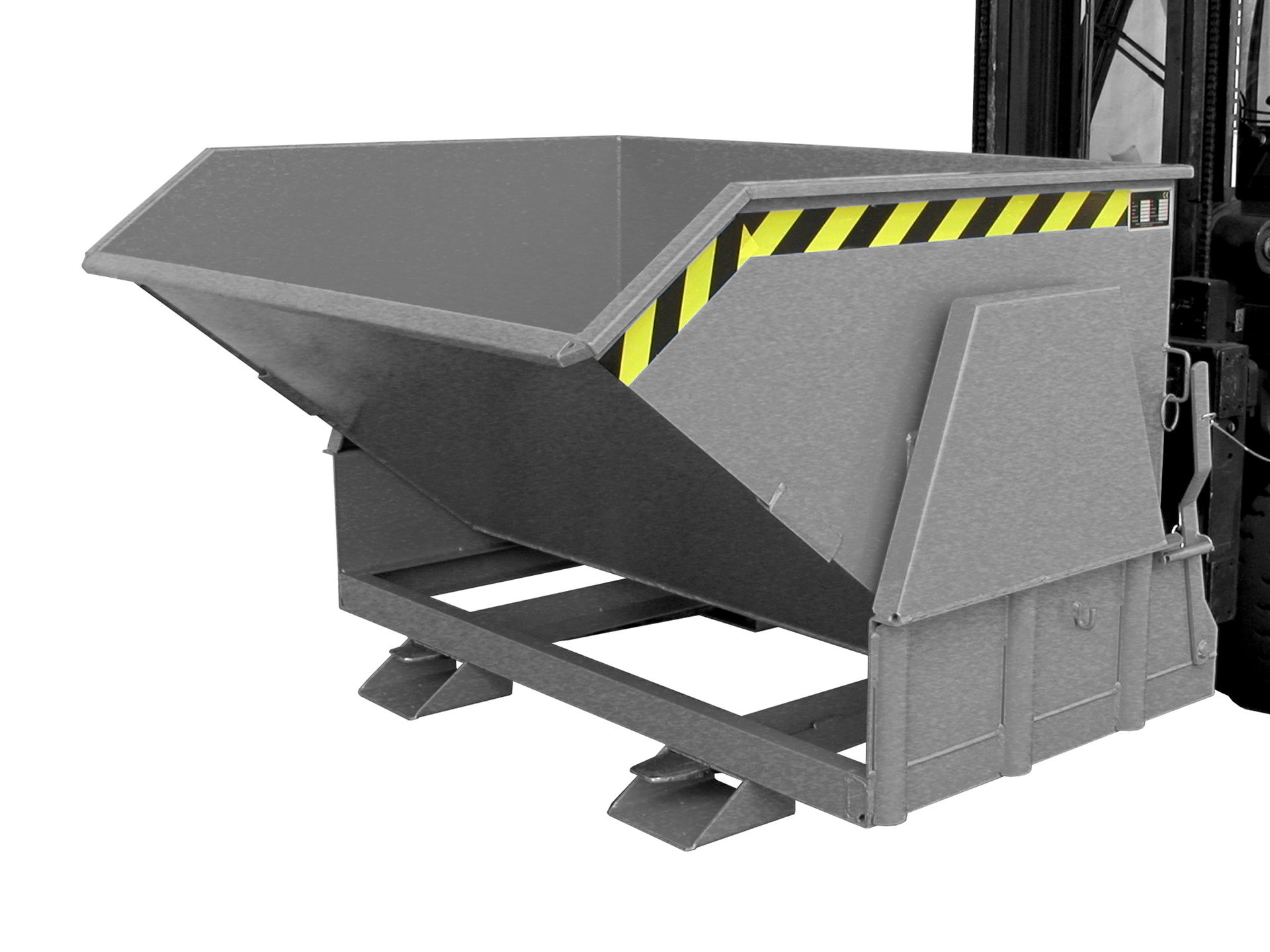 1 - Behälter  Kippbehälter BK 120, 1,20 m³, lackiert, RAL 7005 Mausgrau