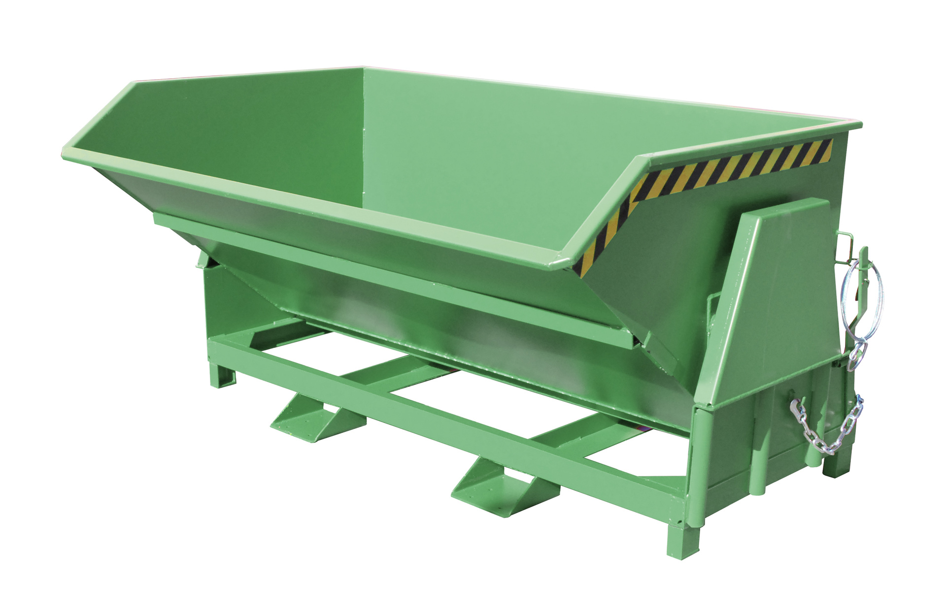 1 - Behälter  Kippbehälter BK 200, 2 m³, lackiert, RAL 6011 Resedagrün