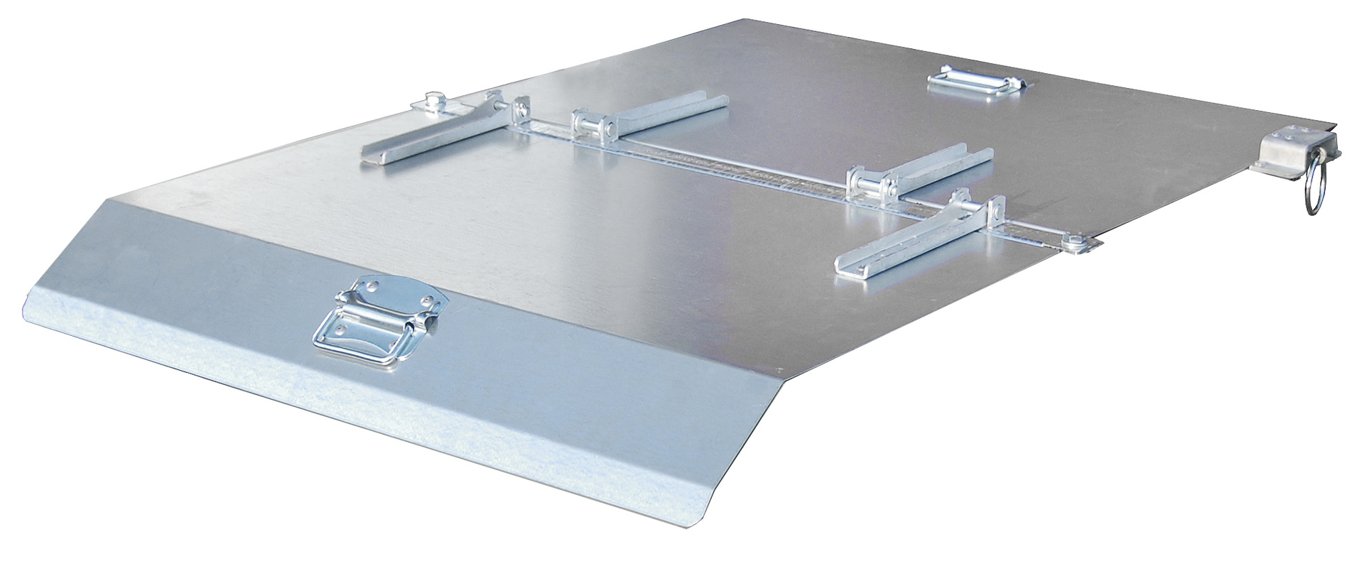 1 - Zubehör für Stapler-Anbaugeräte Deckel, verzinkt für Kippbehälter NK 30