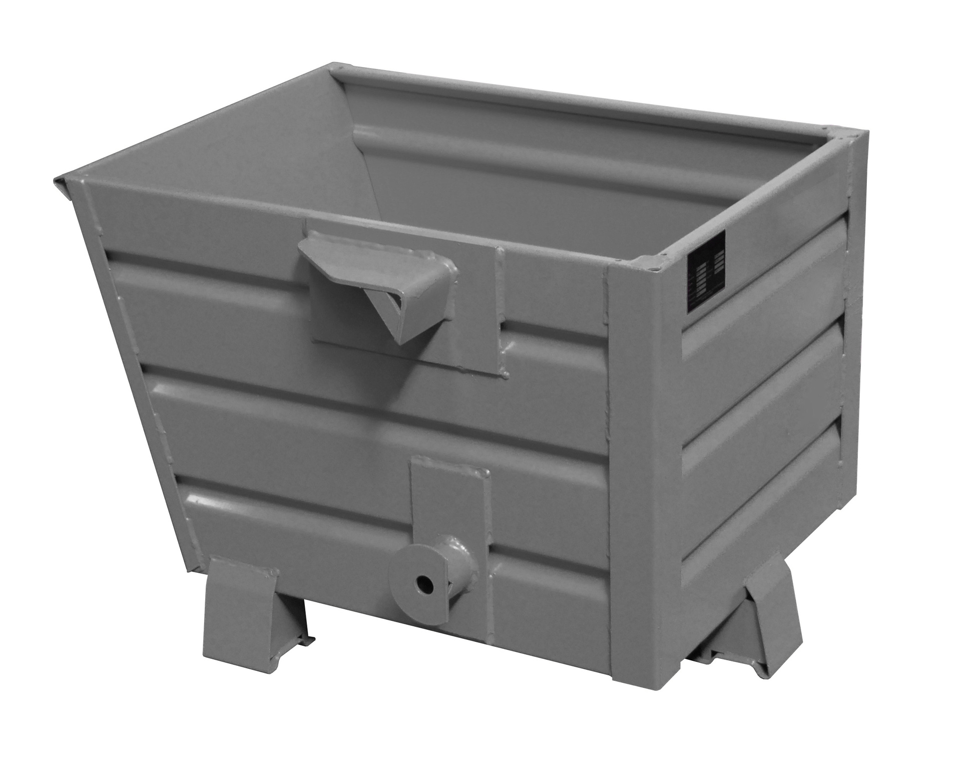 1 - Kipper Stapelkipper BSK 30, 0,30 m³, lackiert, RAL 7005 Mausgrau
