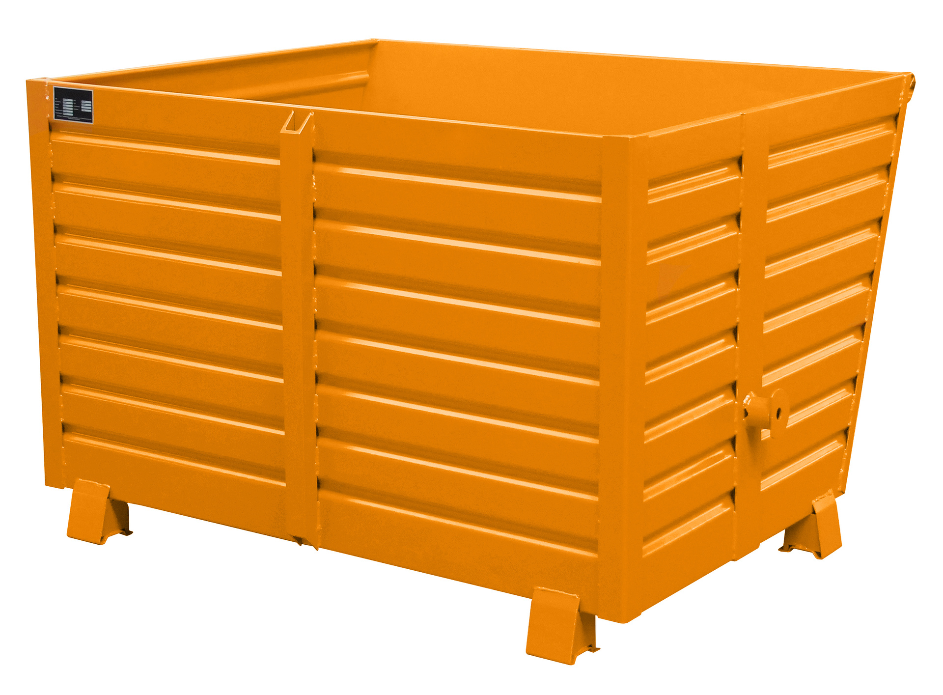 1 - Kipper Stapelkipper BSK 150, 1,50 m³, lackiert, RAL 2000 Gelborange