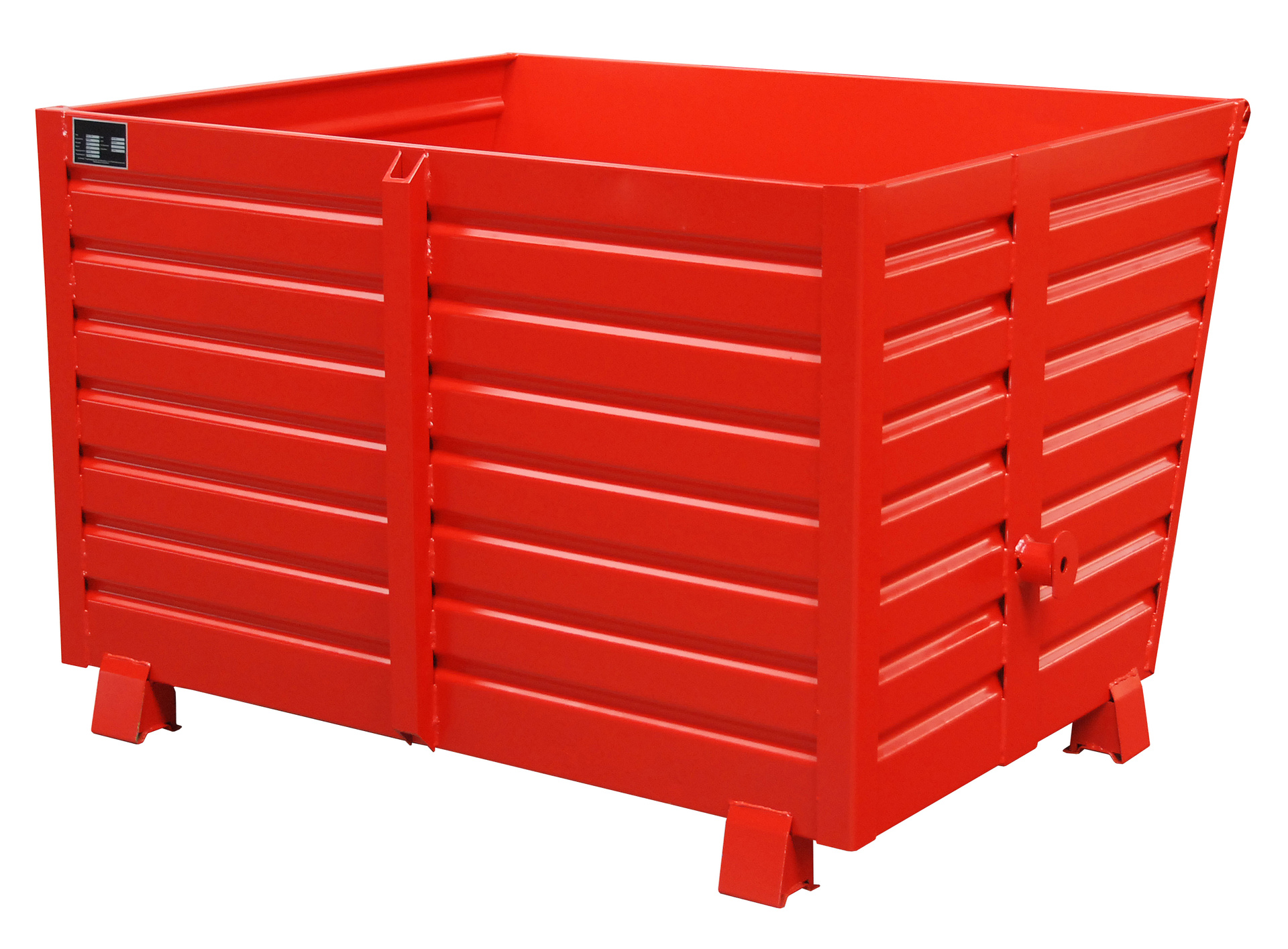 1 - Kipper  Stapelkipper BSK 150, 1,50 m³, lackiert, RAL 3000 Feuerrot