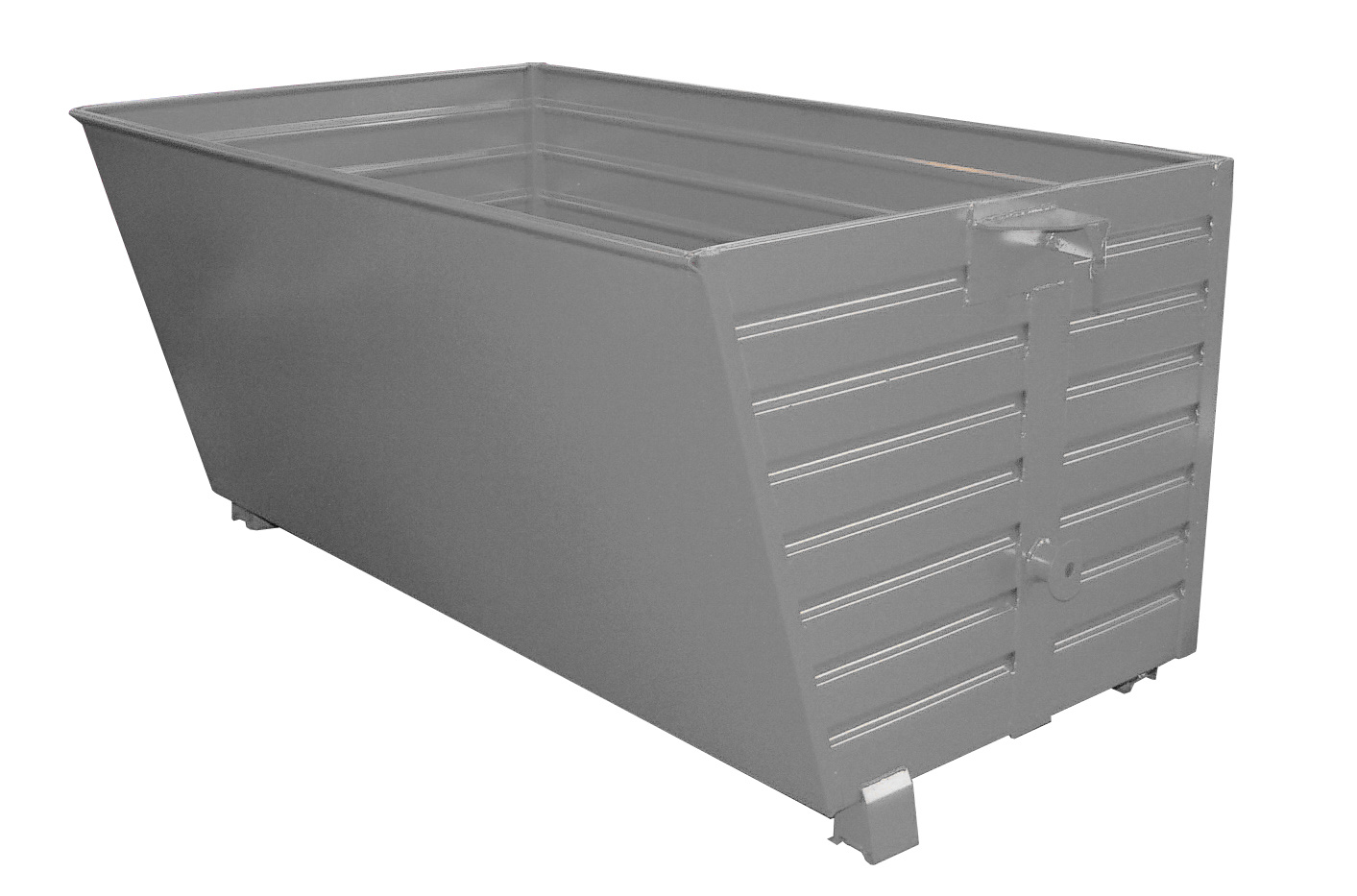 Kipper  Stapelkipper BSK 200, 2 m³, lackiert, RAL 7005 Mausgrau