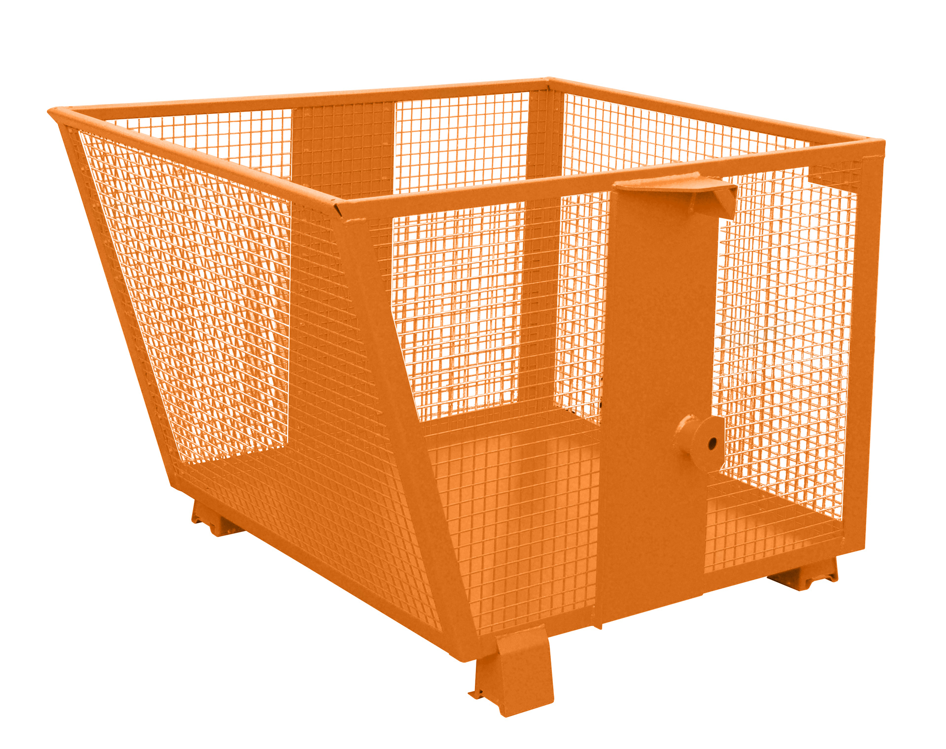 1 - Behälter Gitterbehälter BSK-G 90, 0,90 m³, lackiert, RAL 2000 Gelborange