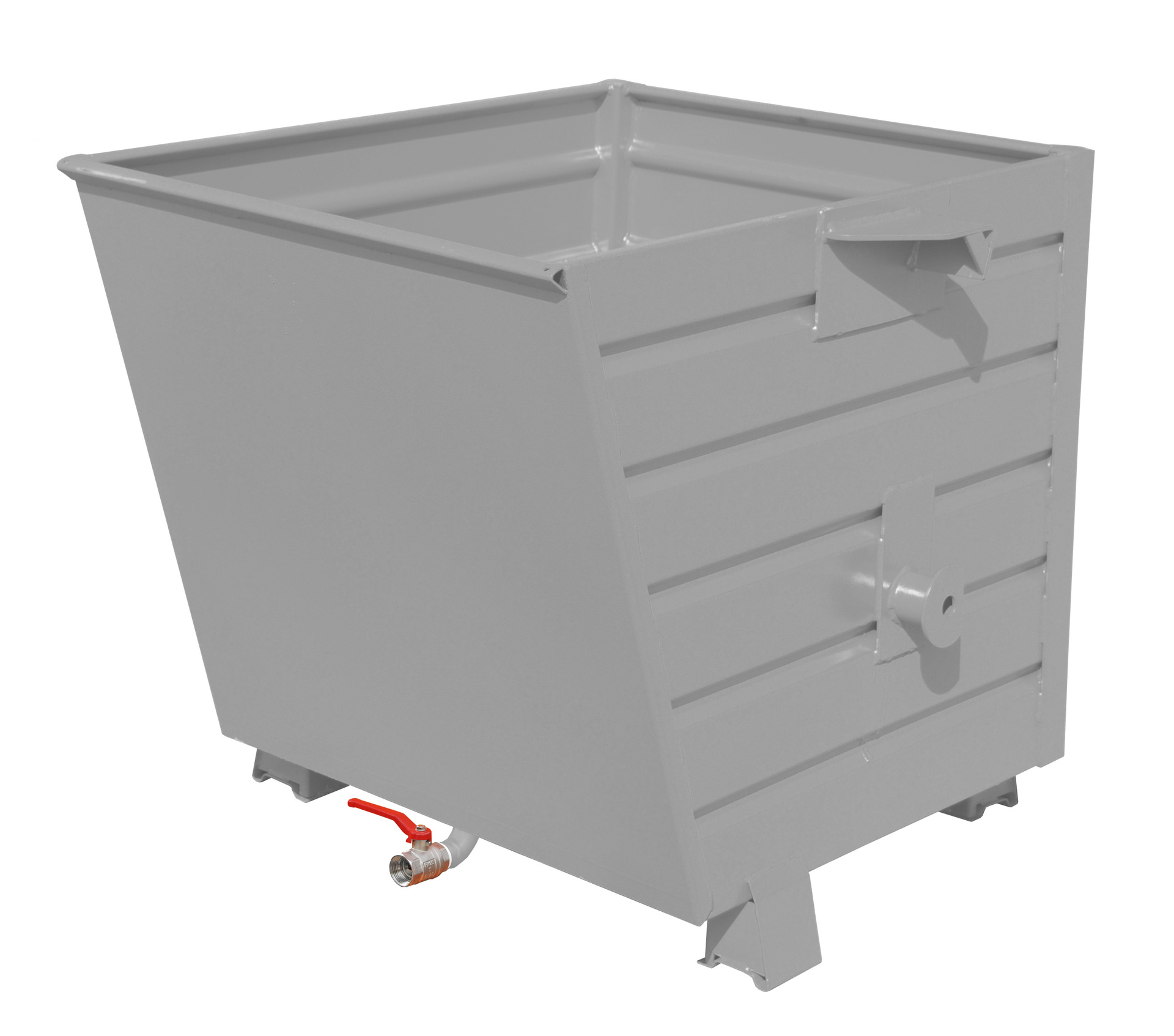 1 - Kipper  Späne-Stapelkipper BSL 55, 0,55 m³, lackiert, RAL 7005 Mausgrau