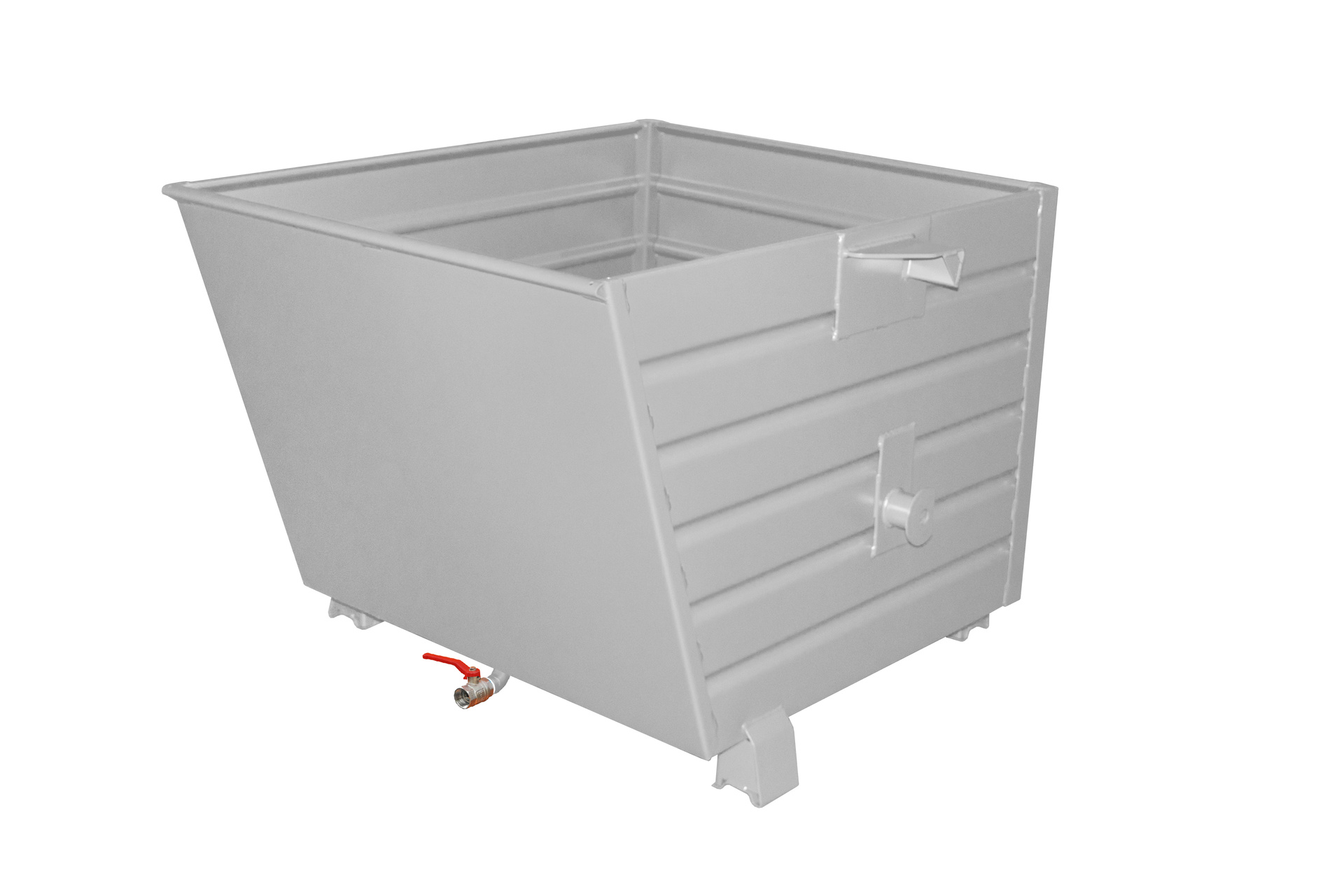 1 - Kipper  Späne-Stapelkipper BSL 90, 0,90 m³, lackiert, RAL 7005 Mausgrau