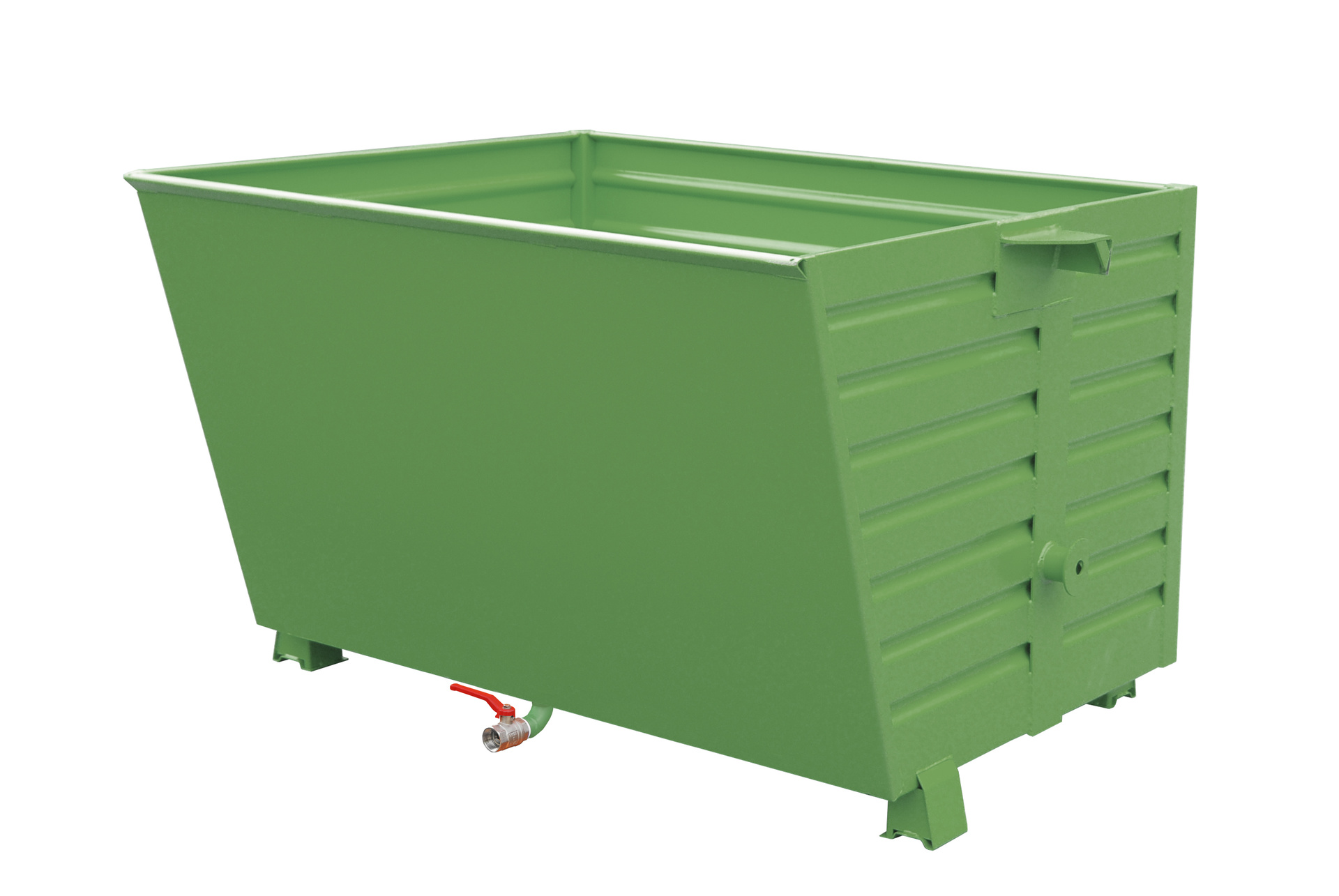 1 - Kipper  Späne-Stapelkipper BSL 150, 1,50 m³, lackiert, RAL 6011 Resedagrün