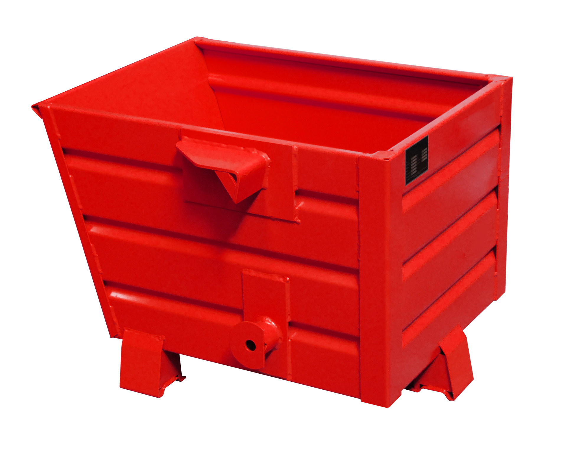 1 - Kipper  Späne-Stapelkipper BSS 30, 0,30 m³, lackiert, RAL 3000 Feuerrot