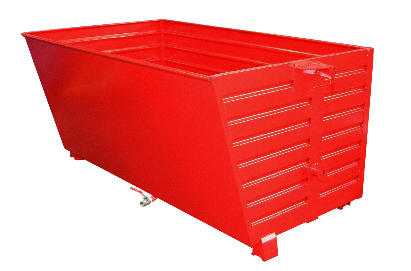 1 - Kipper Späne-Stapelkipper BSS 200, 2 m³, lackiert, RAL 3000 Feuerrot