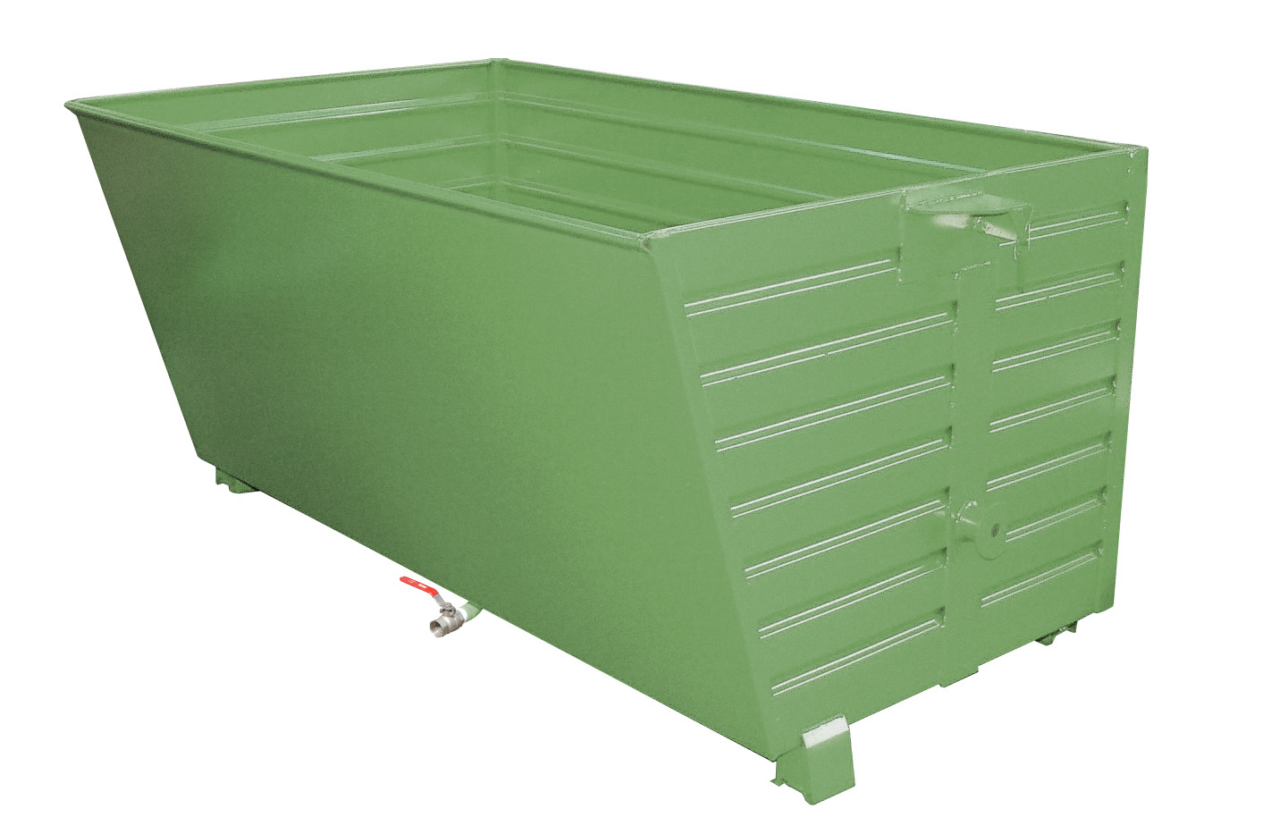 1 - Kipper Späne-Stapelkipper BSS 200, 2 m³, lackiert, RAL 6011 Resedagrün