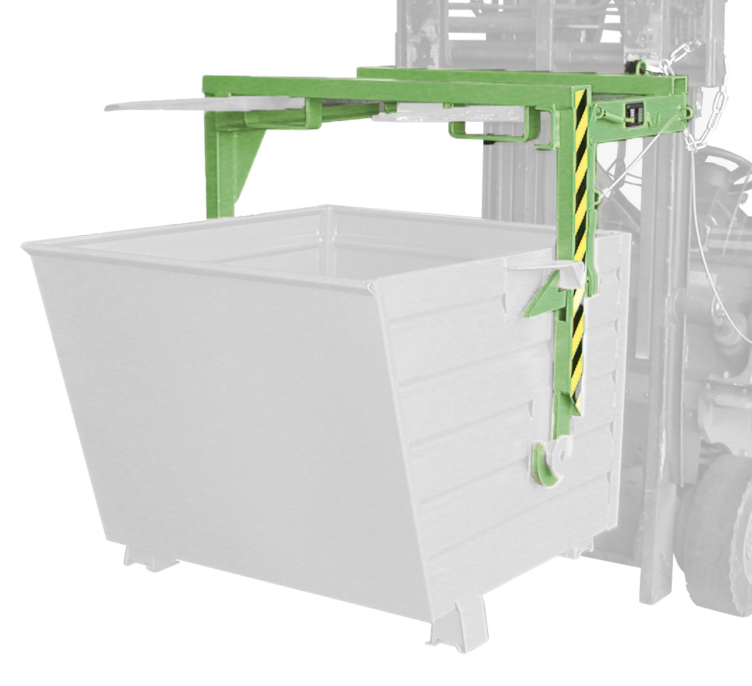 1 - Traversen Traverse für Stapelkipper BST 55, lackiert, RAL 6011 Resedagrün