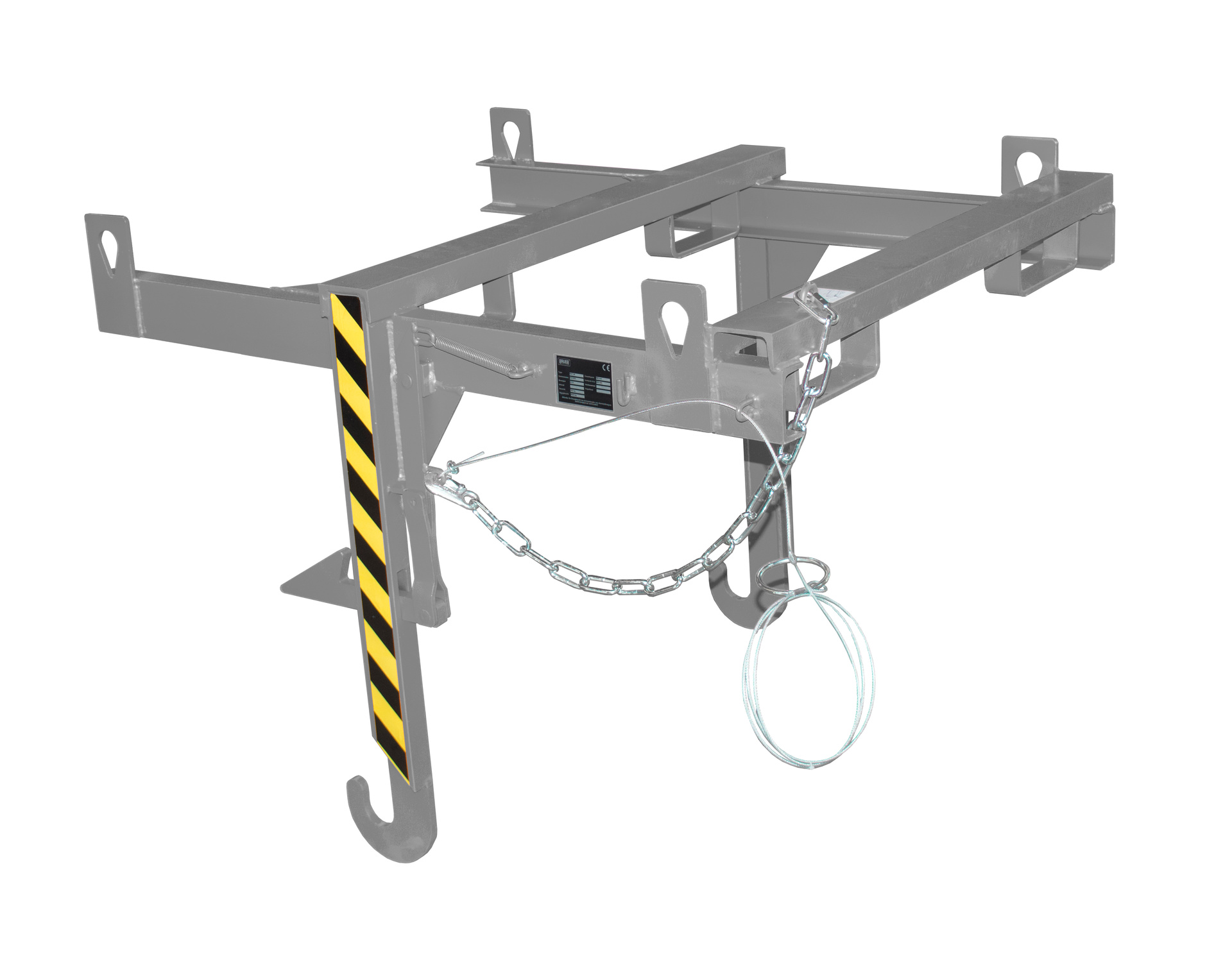 1 - Traversen Traverse für Stapelkipper BKT 90, lackiert, RAL 7005 Mausgrau