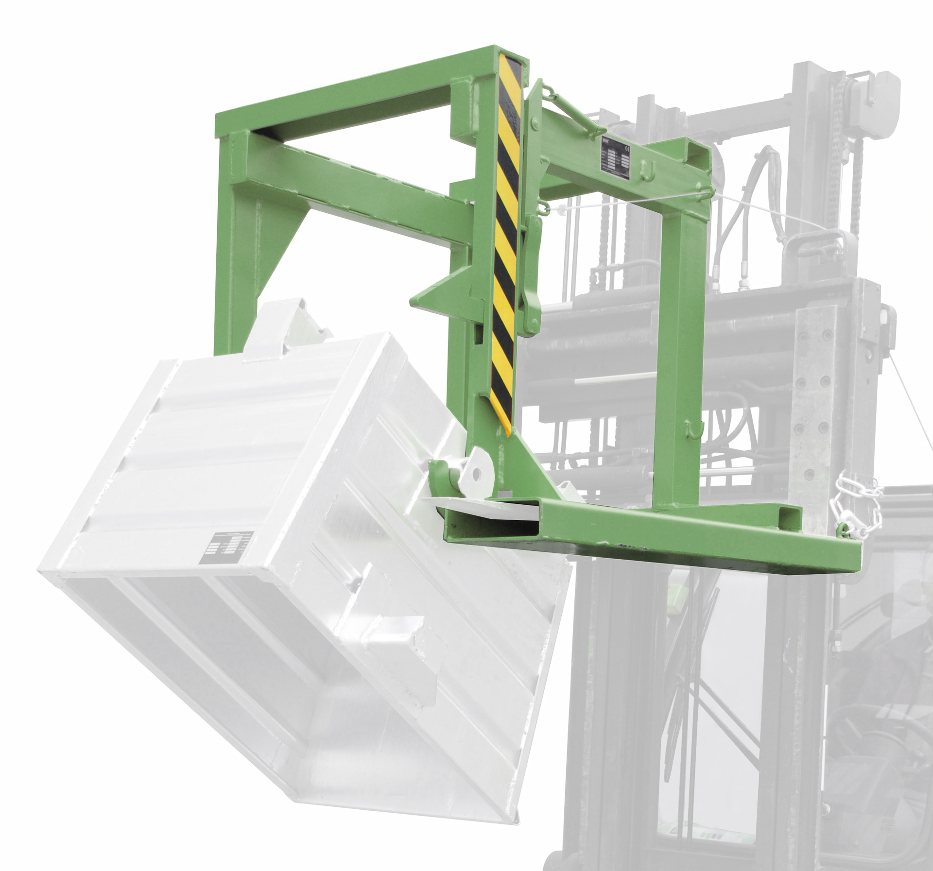 1 - Traversen Traverse für Stapelkipper BST-U 30, lackiert, RAL 6011 Resedagrün
