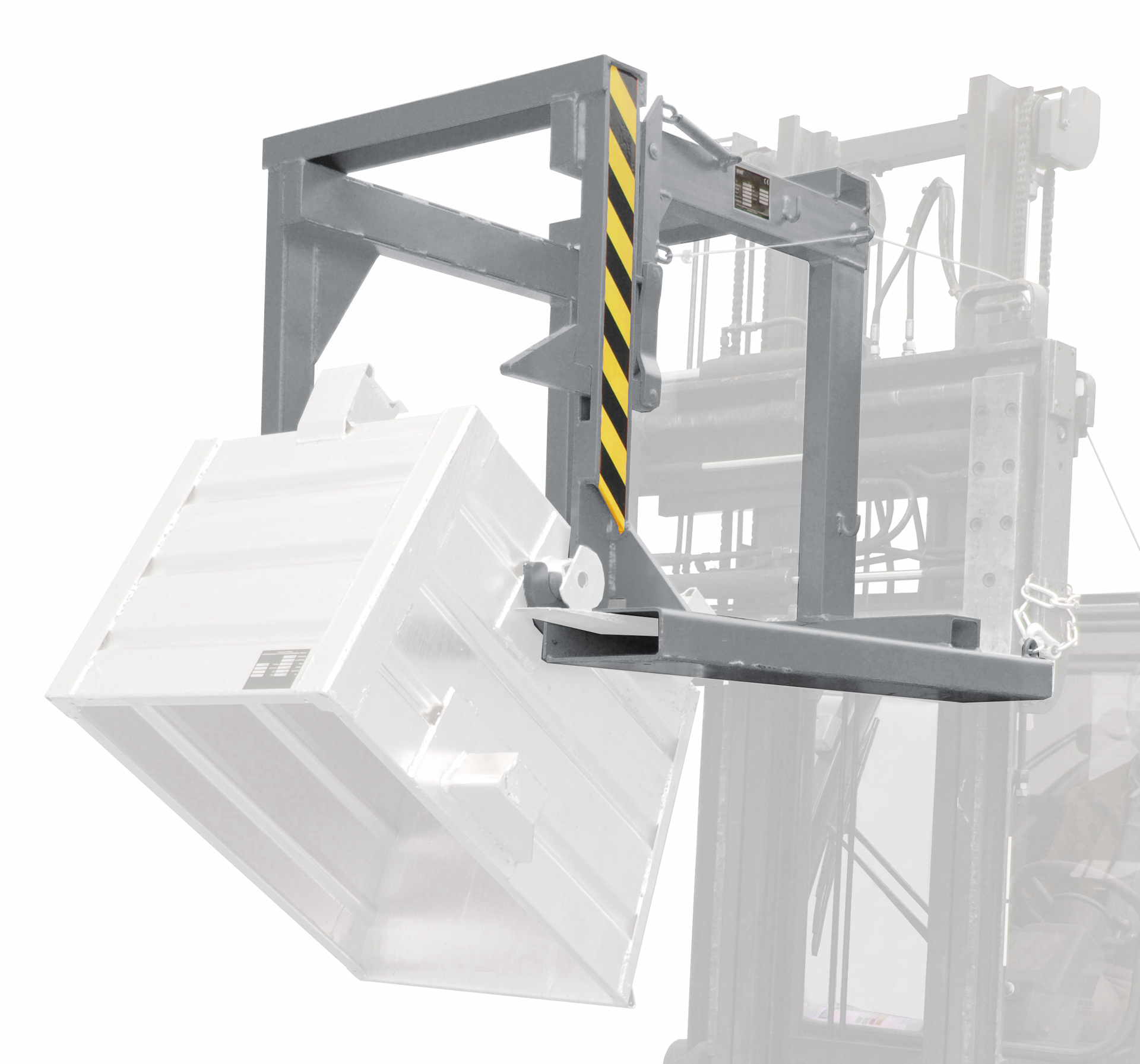 1 - Traversen Traverse für Stapelkipper BST-U 30, lackiert, RAL 7005 Mausgrau