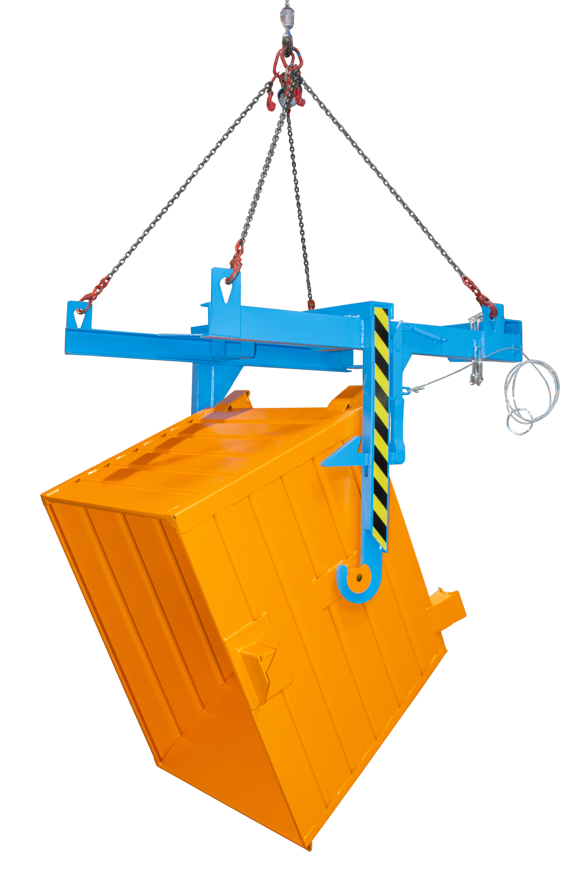 1 - Traversen Traverse für Stapelkipper BKT 70, lackiert, RAL 5012 Lichtblau